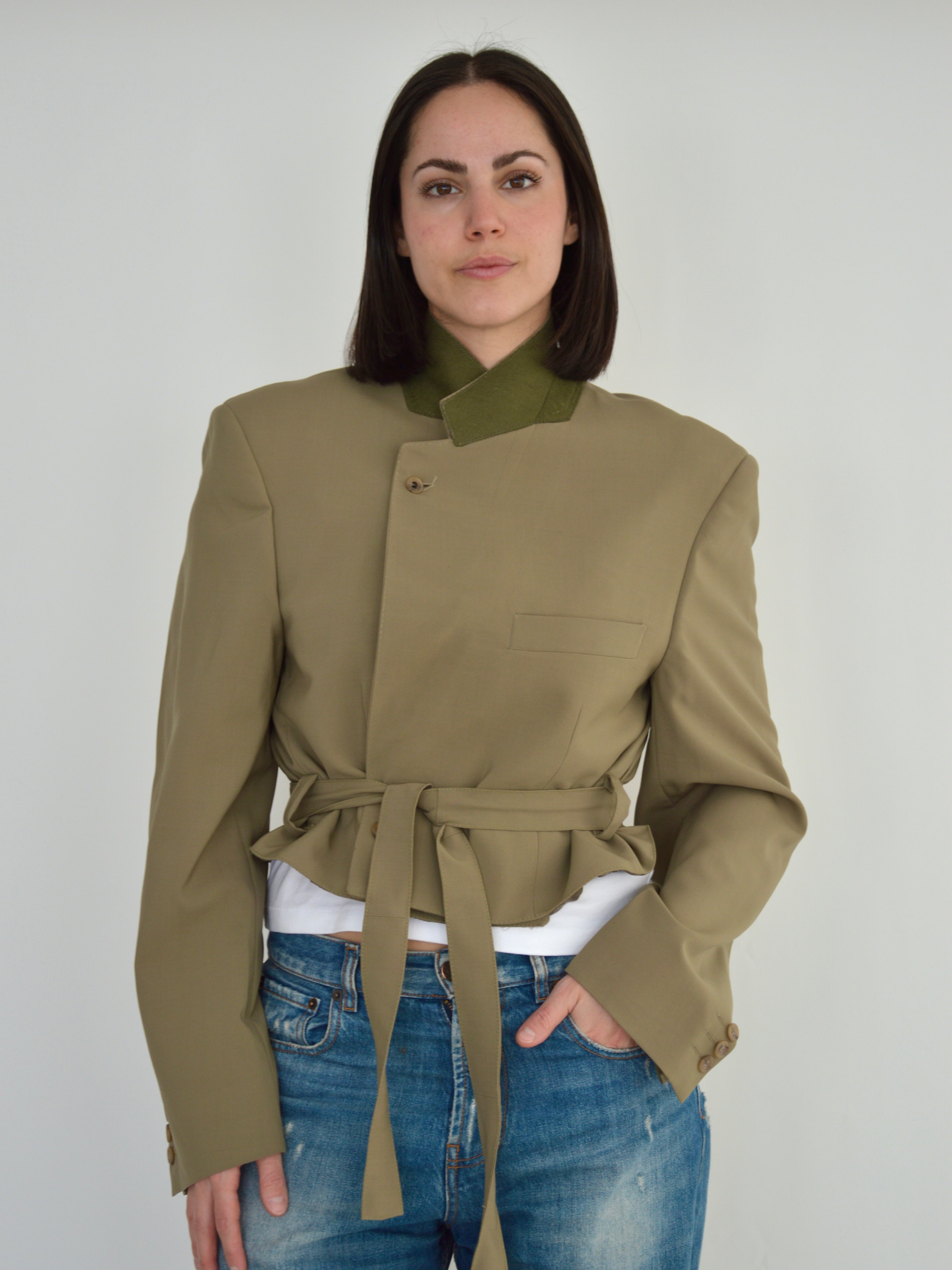 Tied-up Blazer - Green (L)