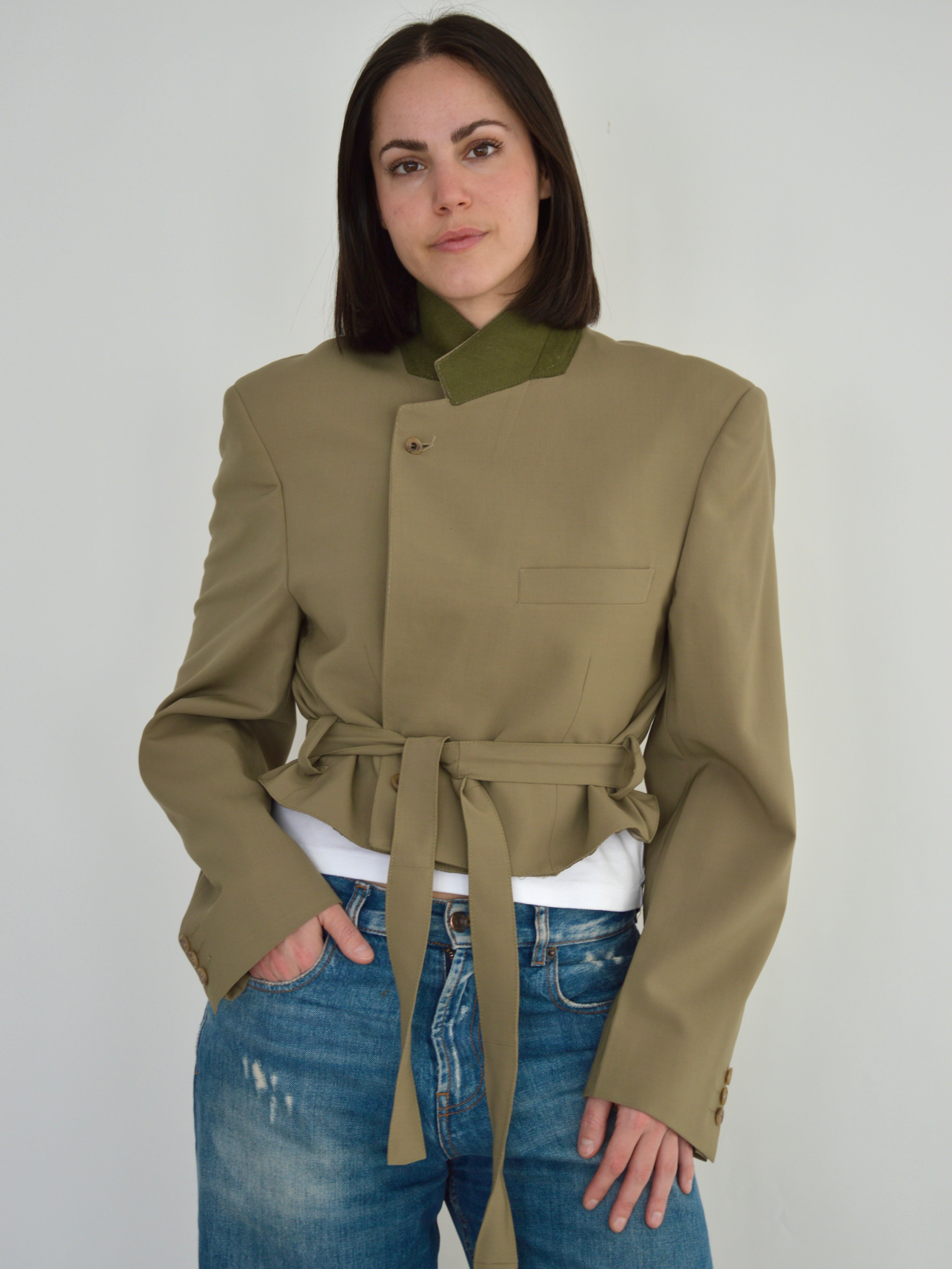 Tied-up Blazer - Green (L)