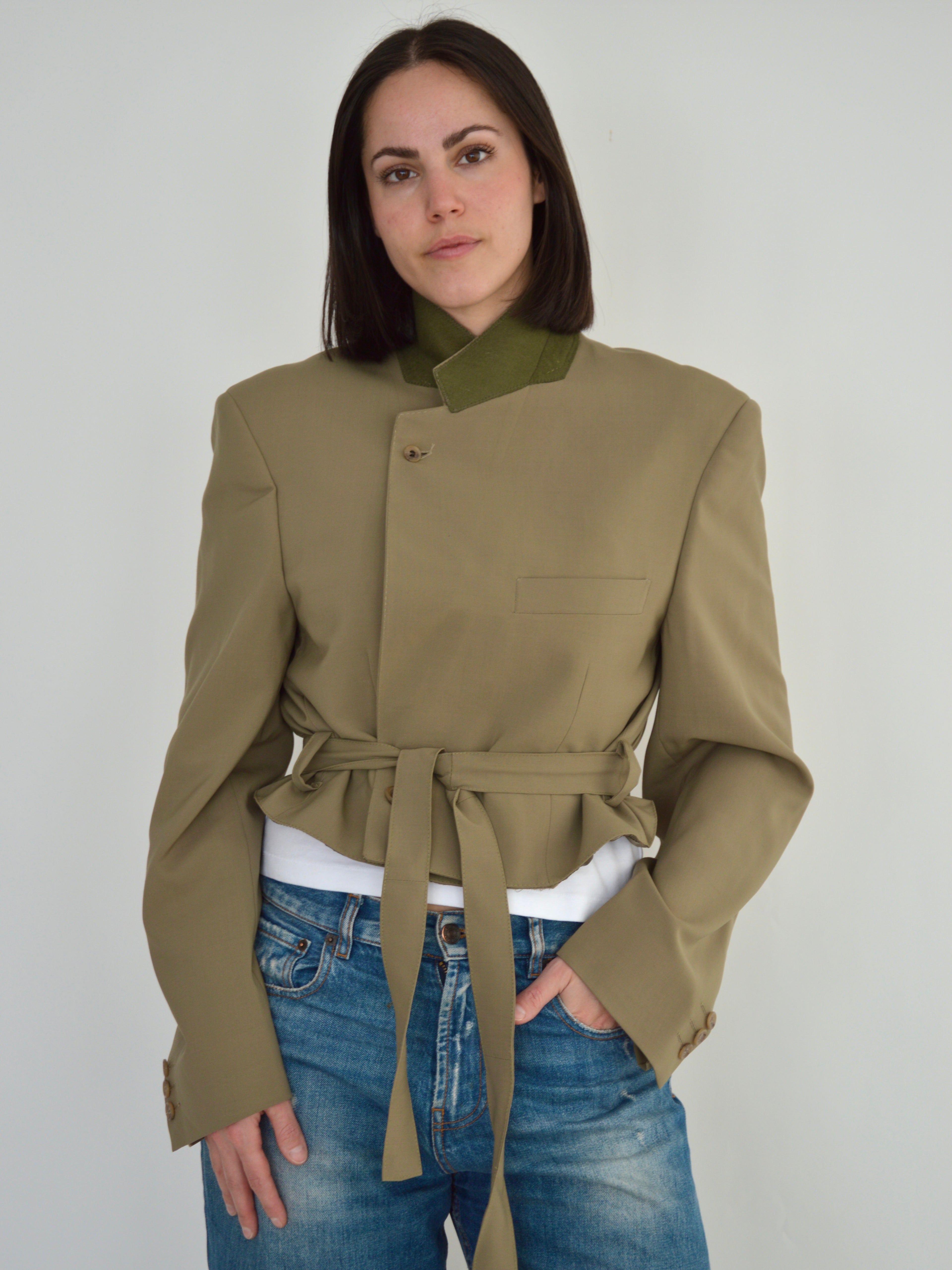 Tied-up Blazer - Green (L)