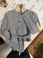 Vegan Tied-up Blazer - Light Blue (XS)