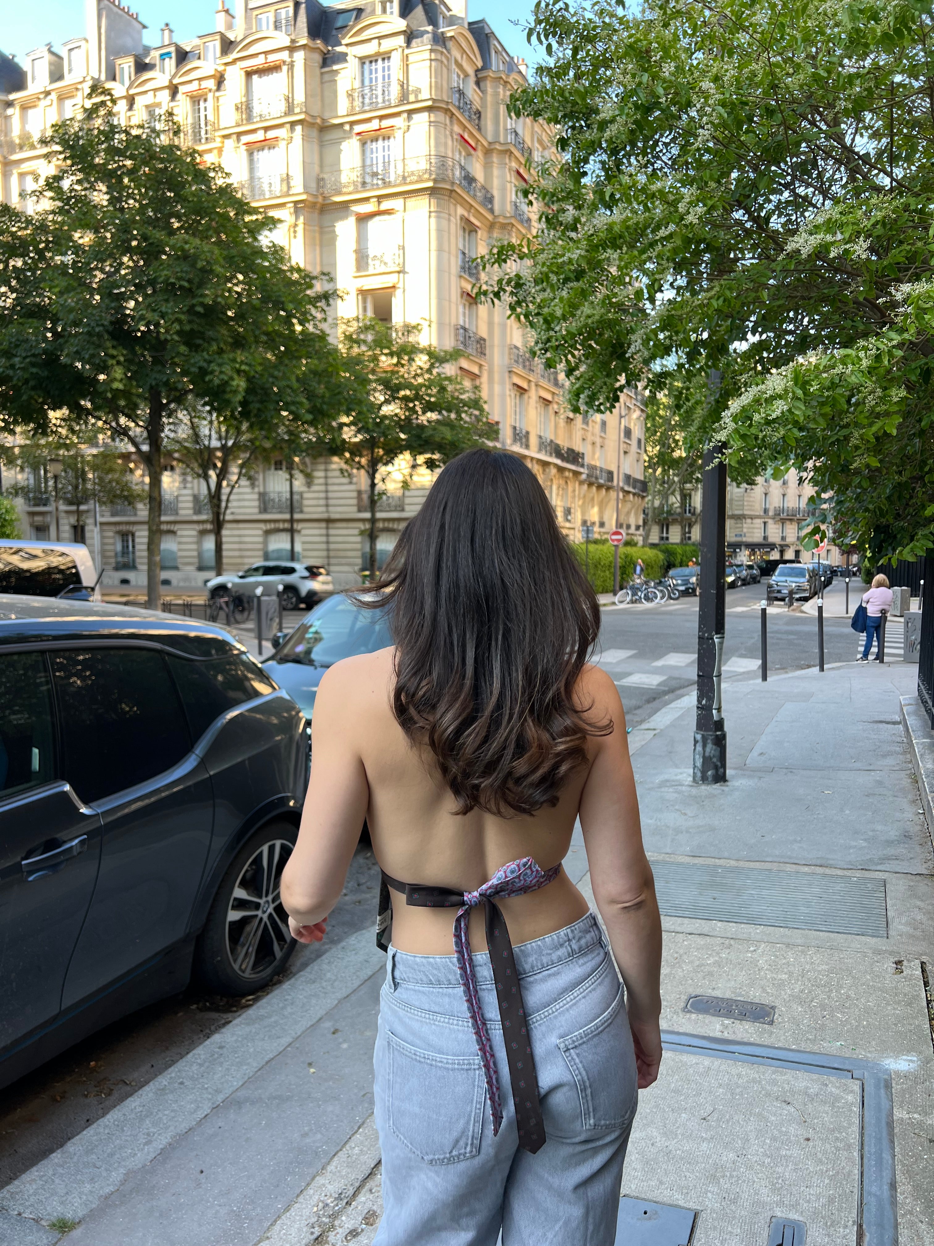 Tie Top & Flower Choker - nº 39 (XS/S)