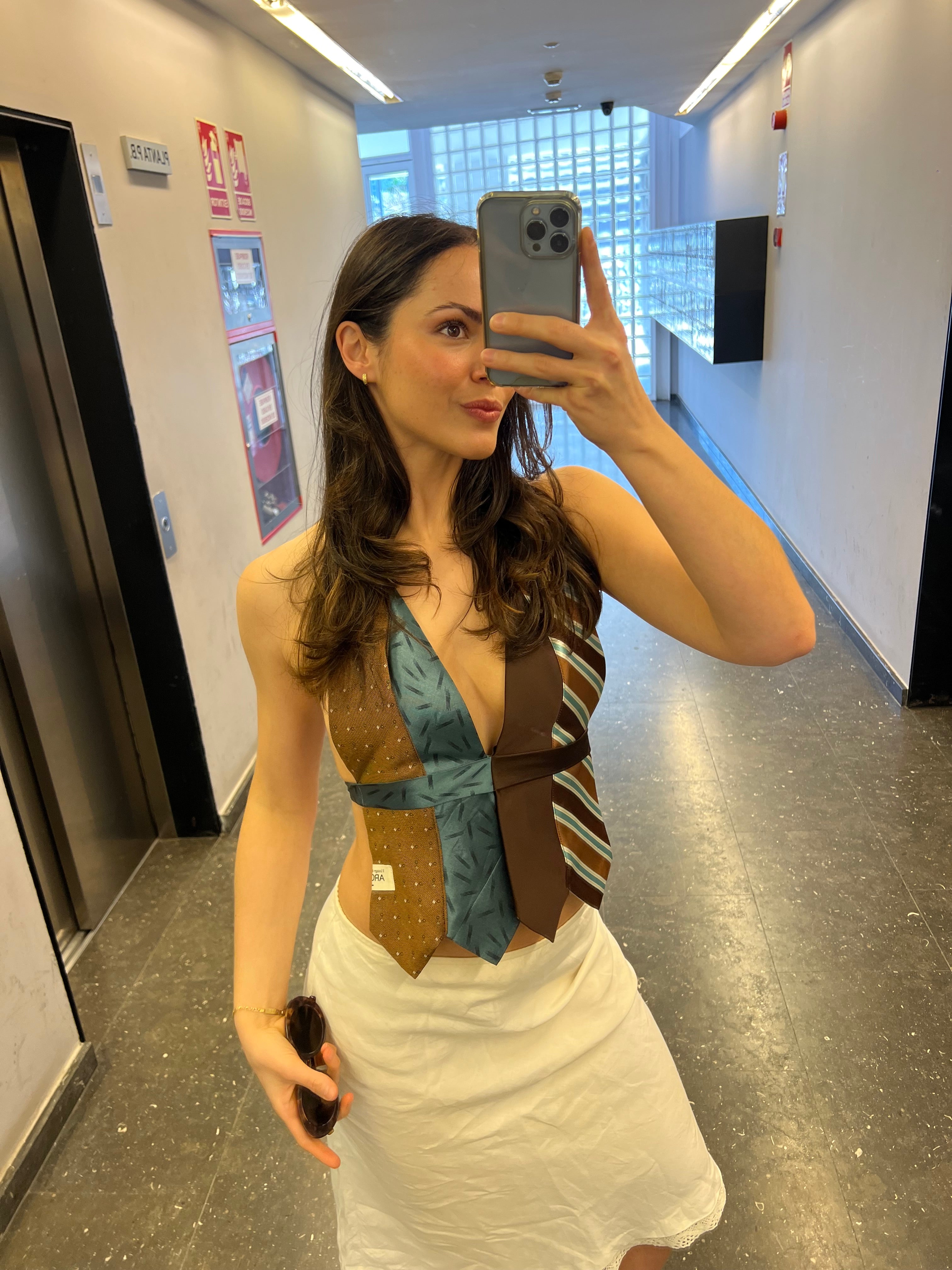 Tie Top & Flower Choker - nº 33 (XS/S)