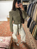 Vegan Tied-up Blazer - Soft Green (M)
