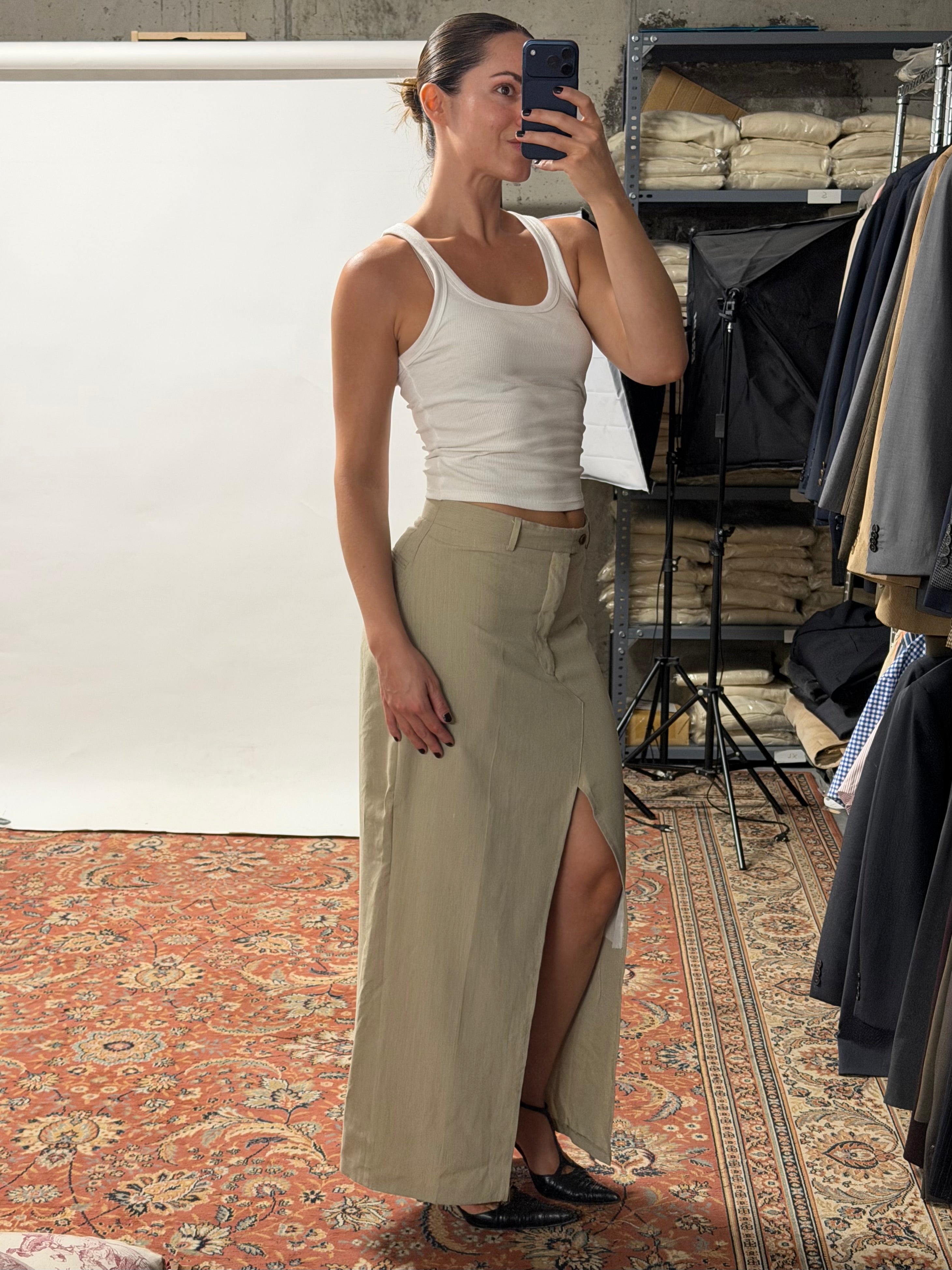 Jupe longue - Beige (M)