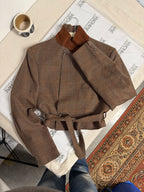 Tied-up Blazer - Brick (M)