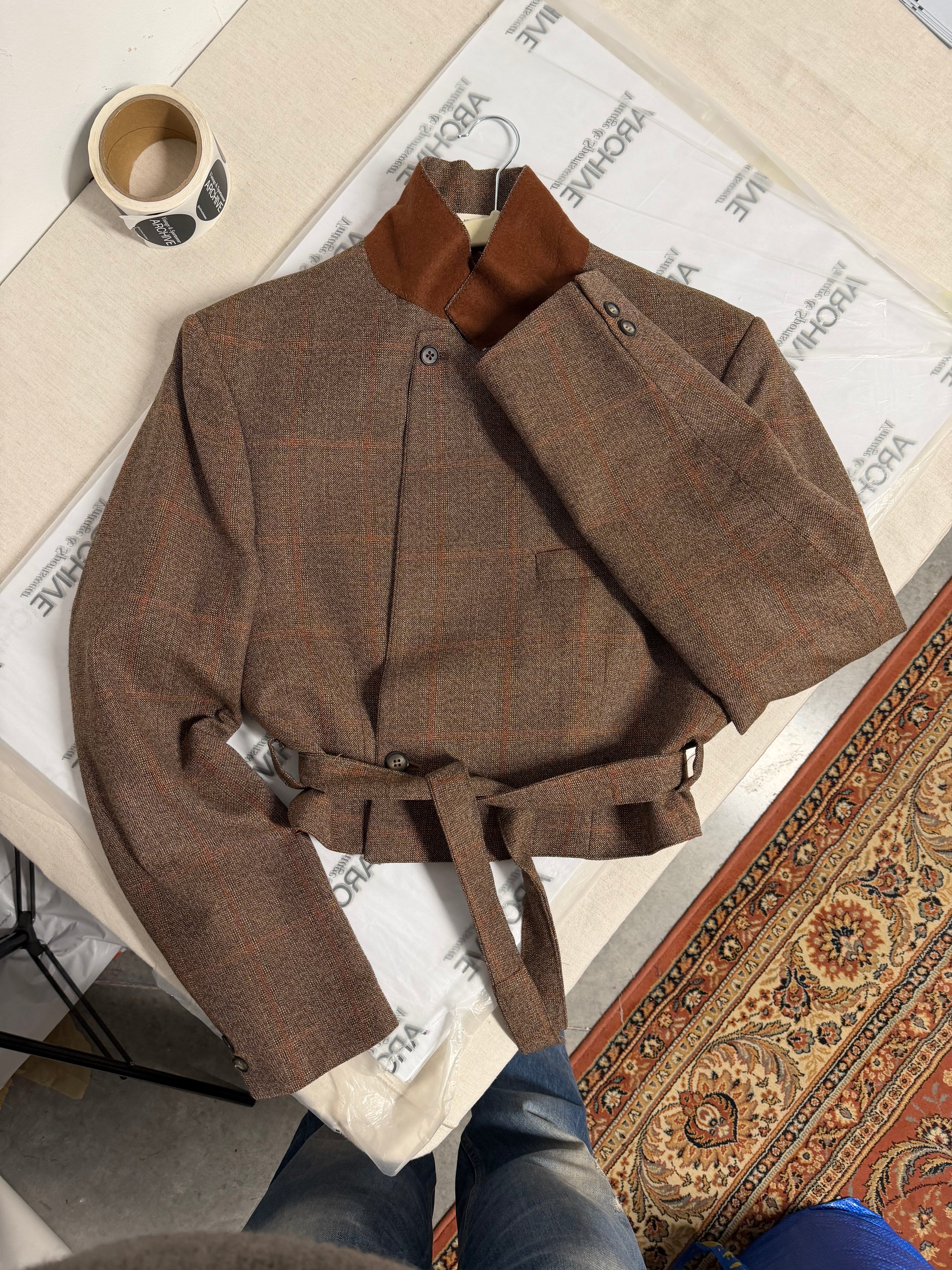 Tied-up Blazer - Brick (M)