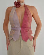 Tie Top & Flower Choker - nº 4 (M/L)
