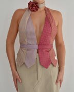 Tie Top & Flower Choker - nº 4 (M/L)