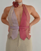 Tie Top & Flower Choker - nº 4 (M/L)