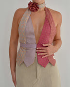 Tie Top & Flower Choker - nº 4 (M/L)
