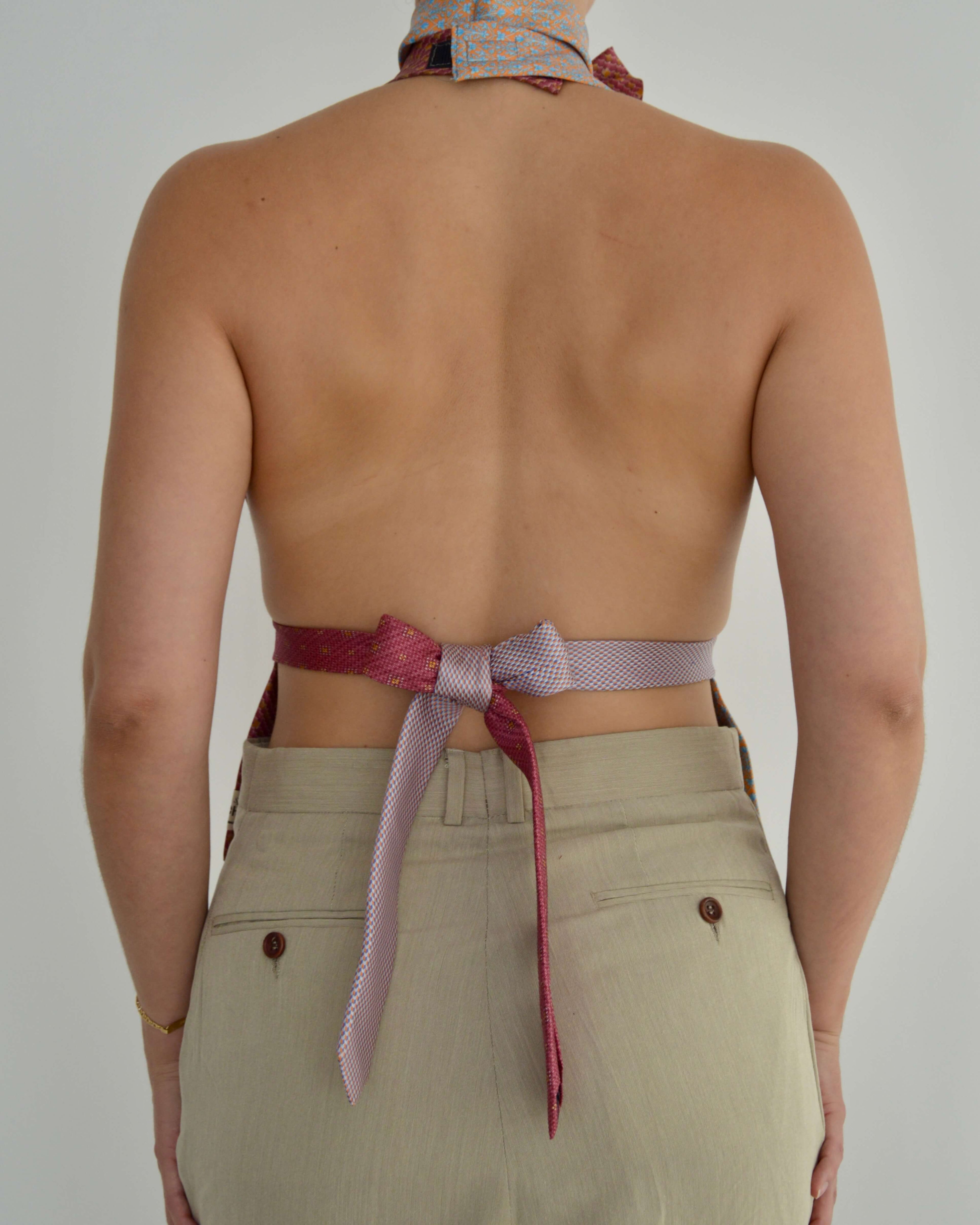 Tie Top & Flower Choker - nº 4 (M/L)