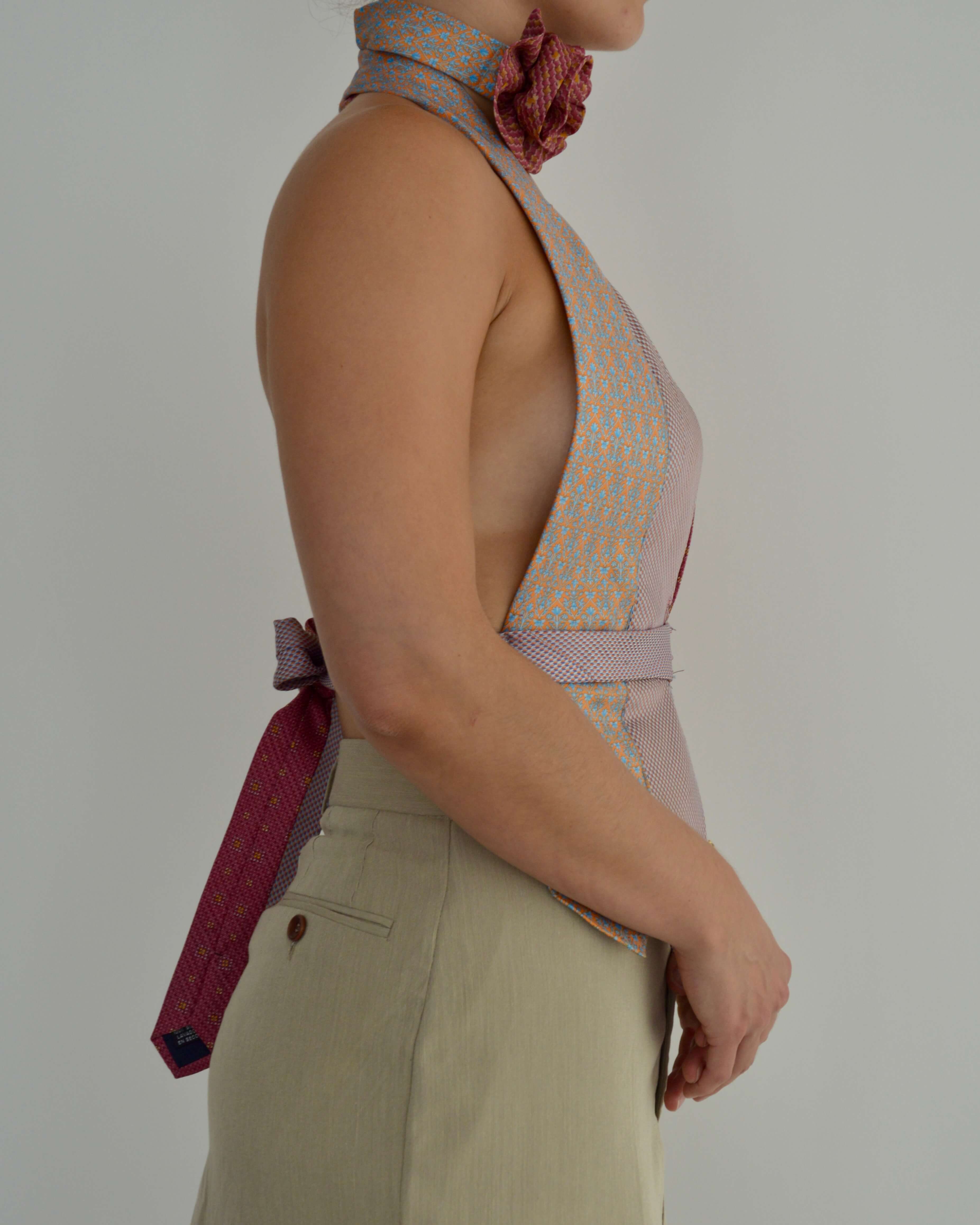 Tie Top & Flower Choker - nº 4 (M/L)