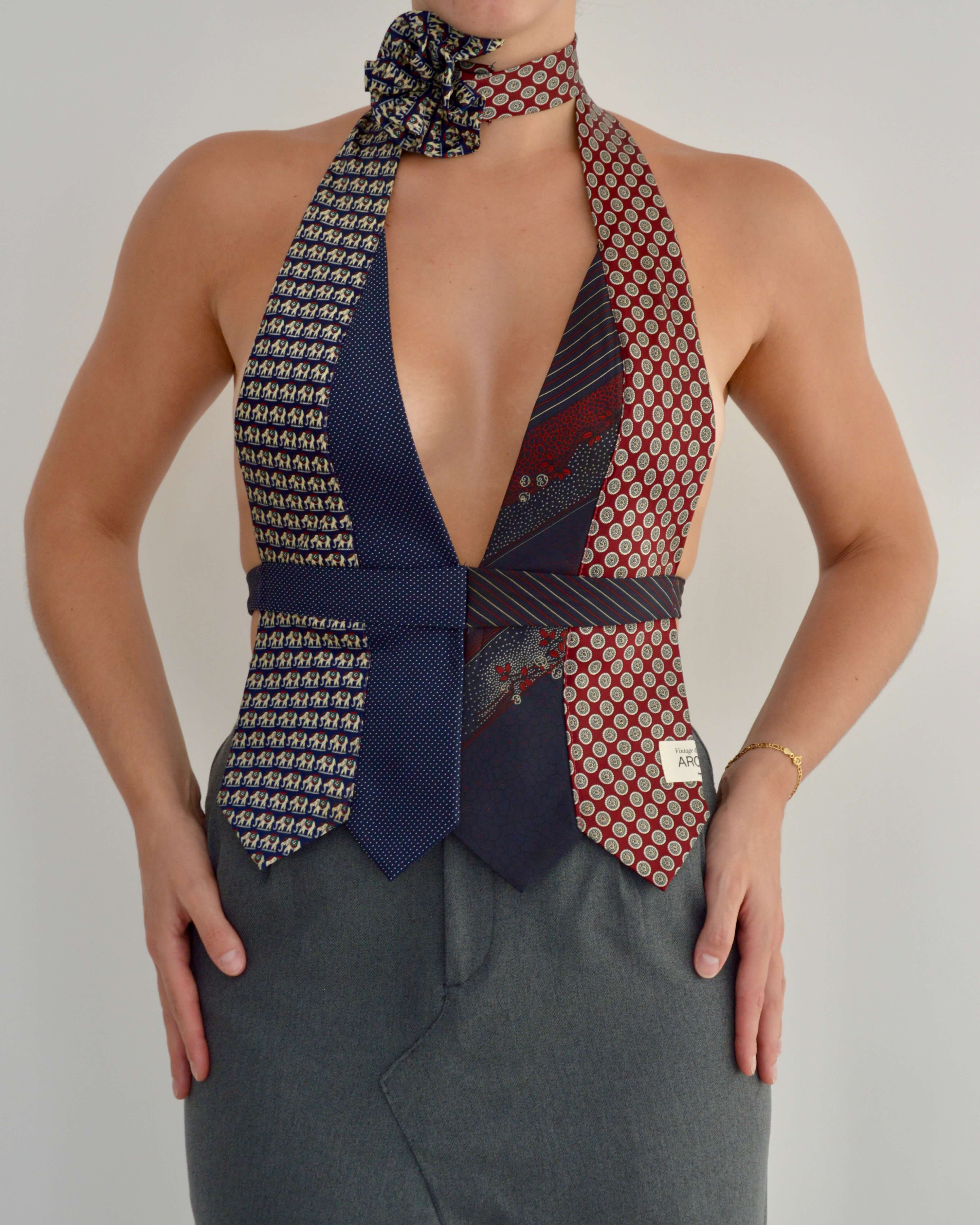 Tie Top & Flower Choker - nº 5 (XXS/XS)