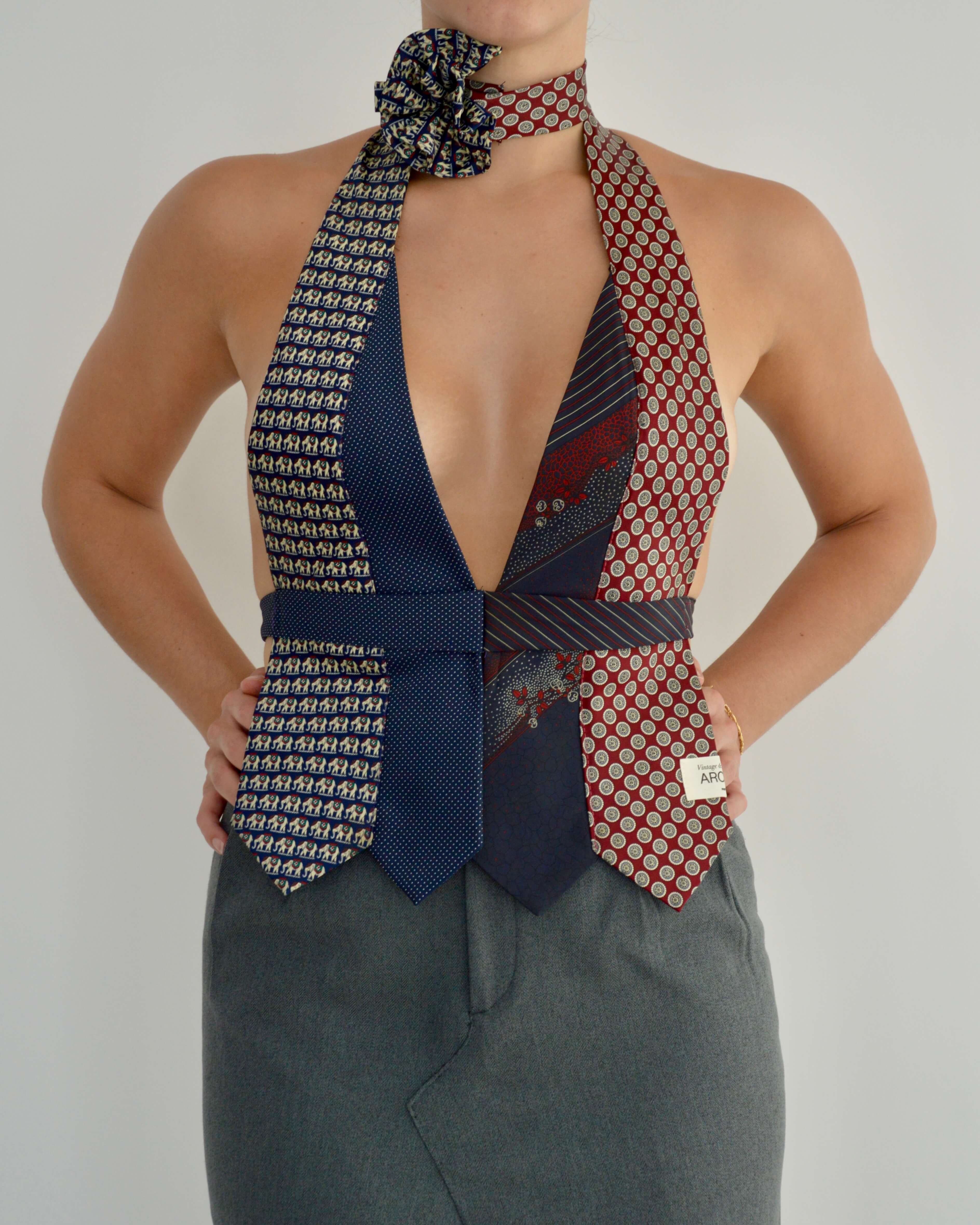 Tie Top & Flower Choker - nº 5 (XXS/XS)