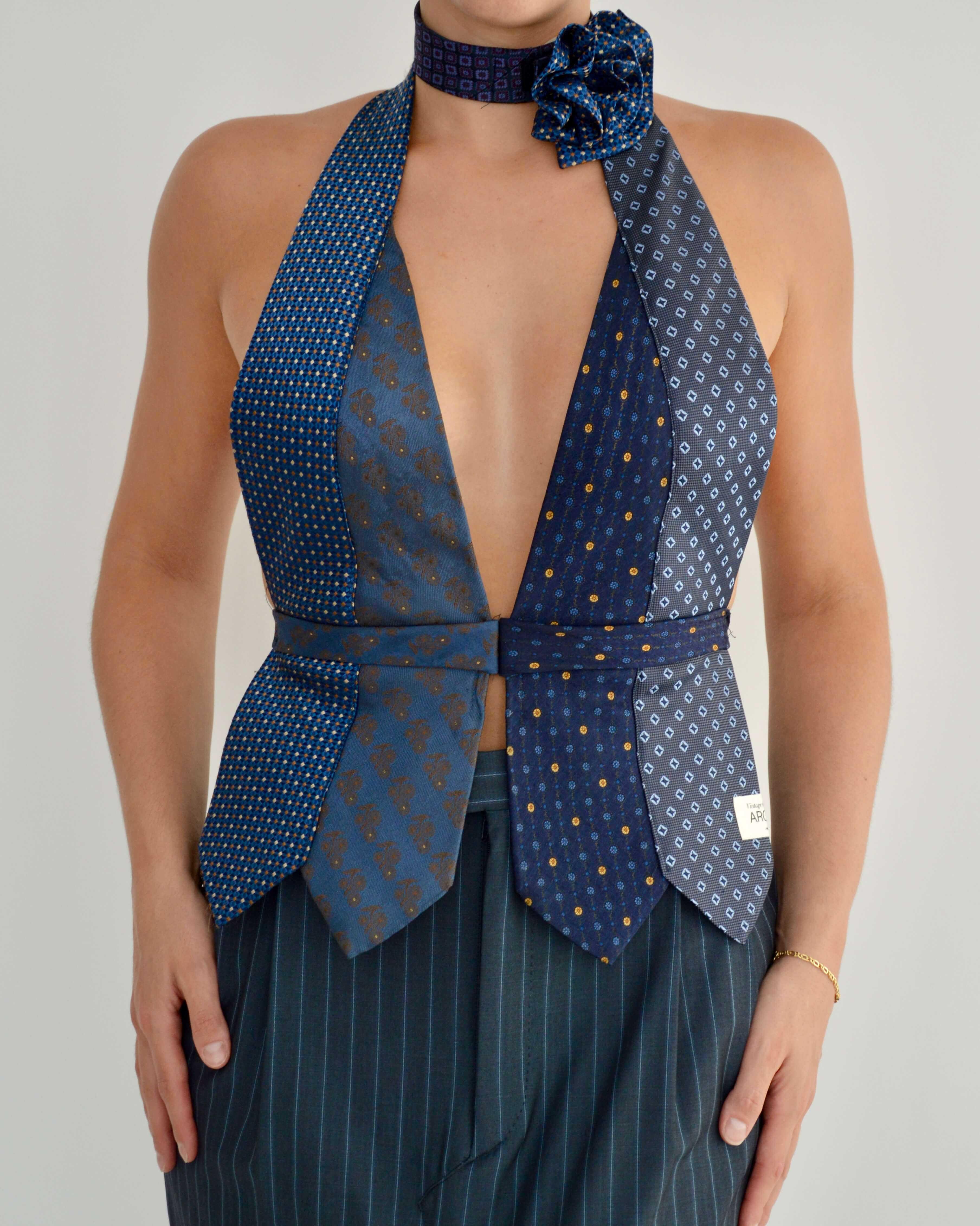 Tie Top & Flower Choker - nº 7 (S/M)