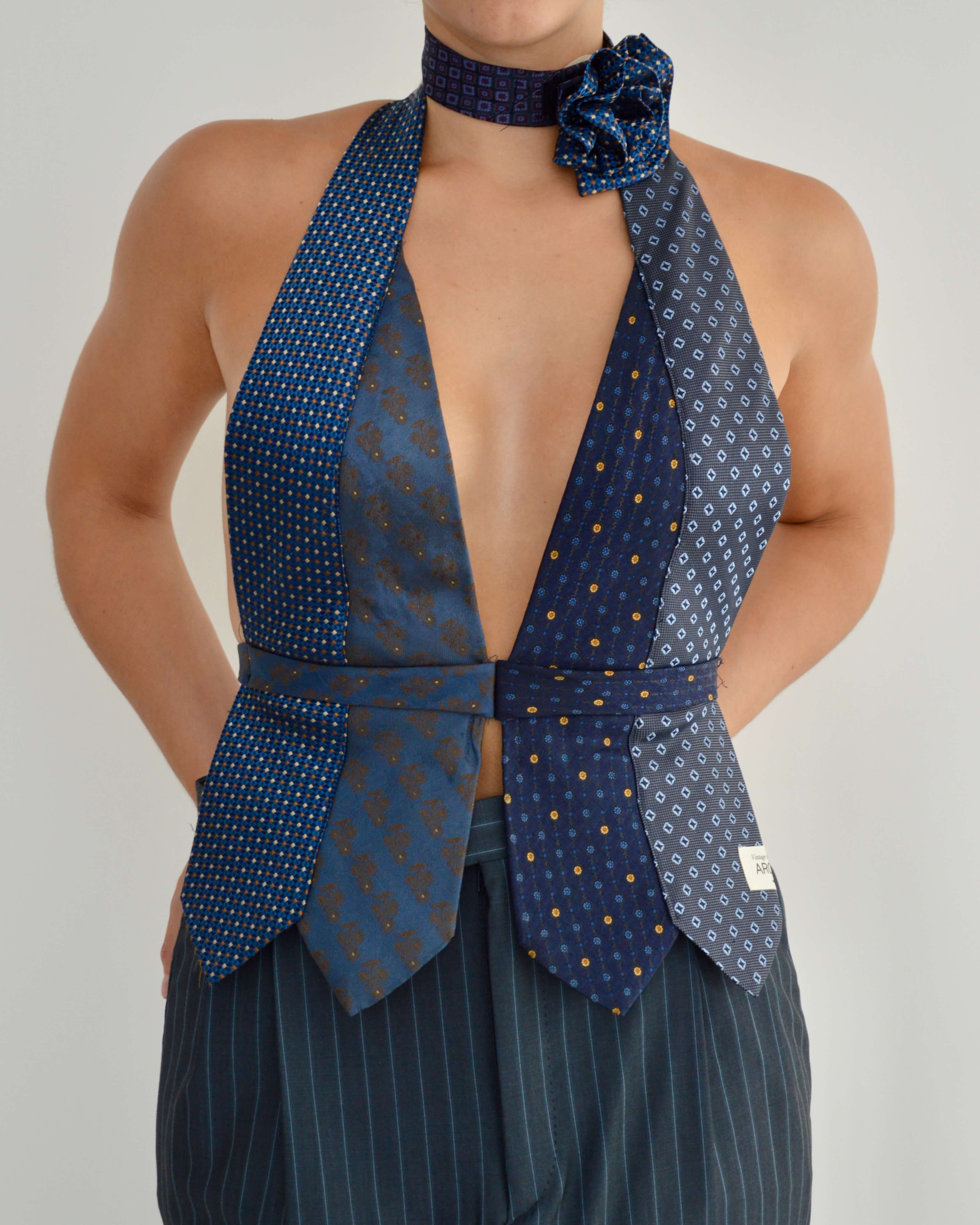 Tie Top & Flower Choker - nº 7 (S/M)