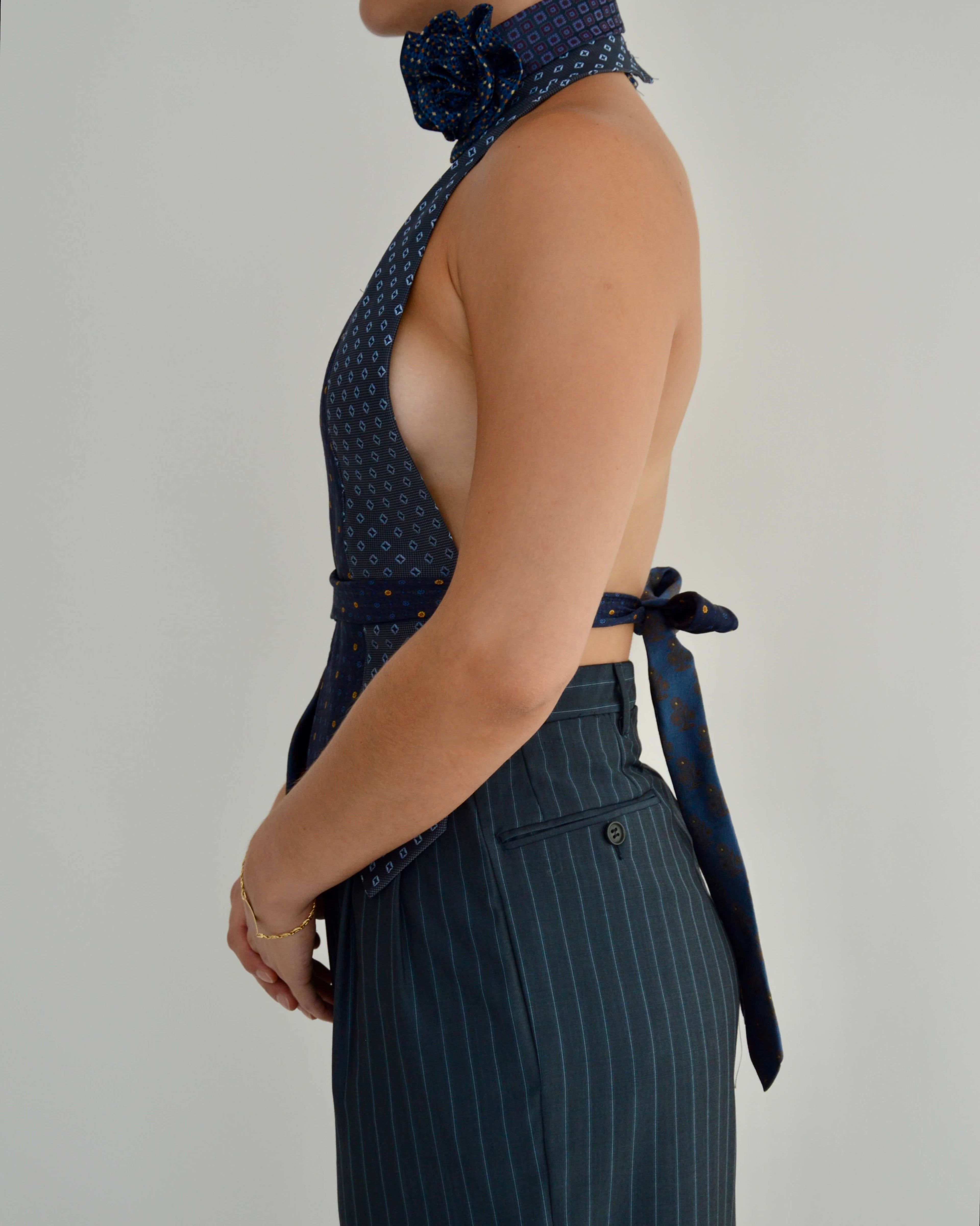 Tie Top & Flower Choker - nº 7 (S/M)