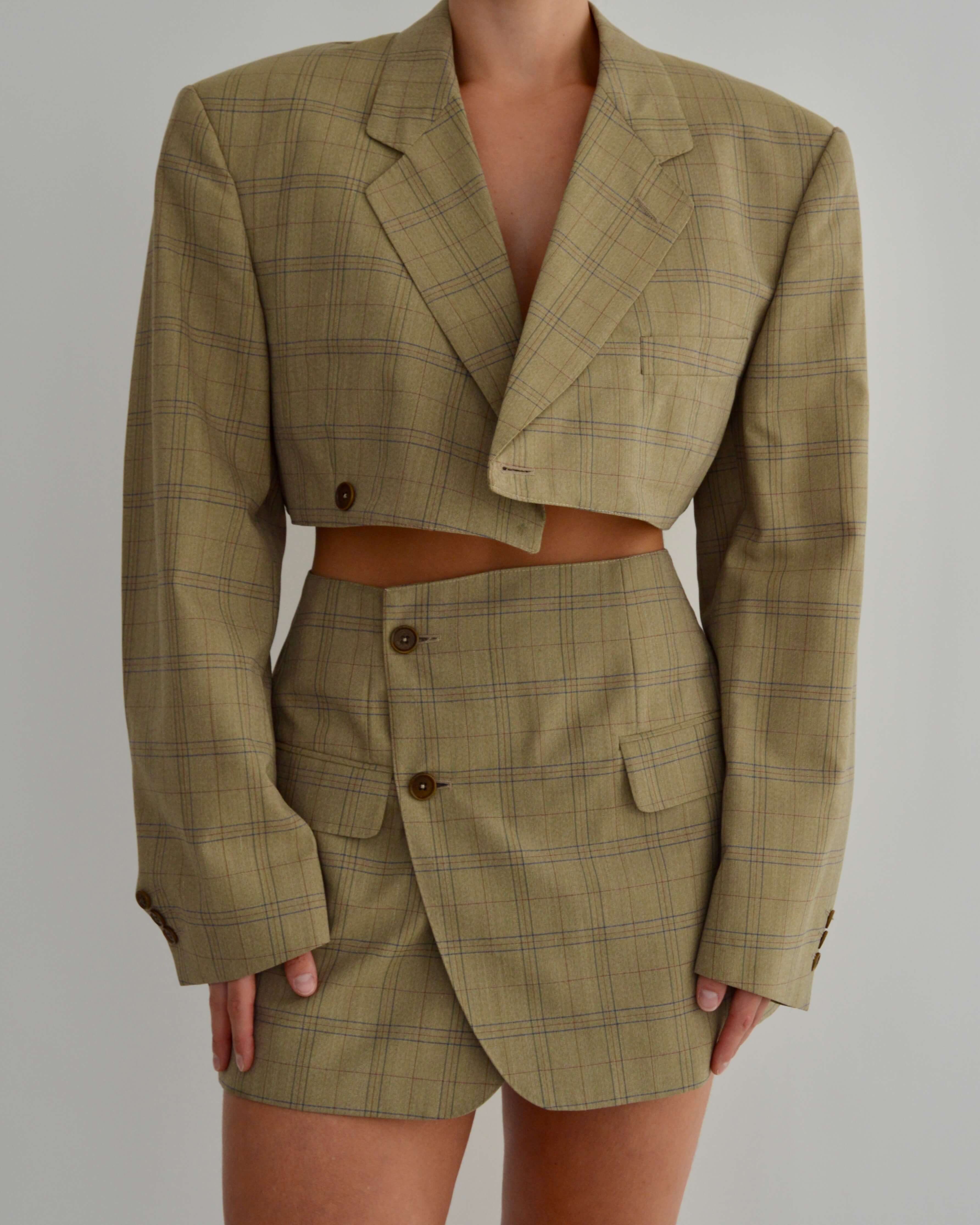 Blaset - Cuadros verdosos (talla S/M)