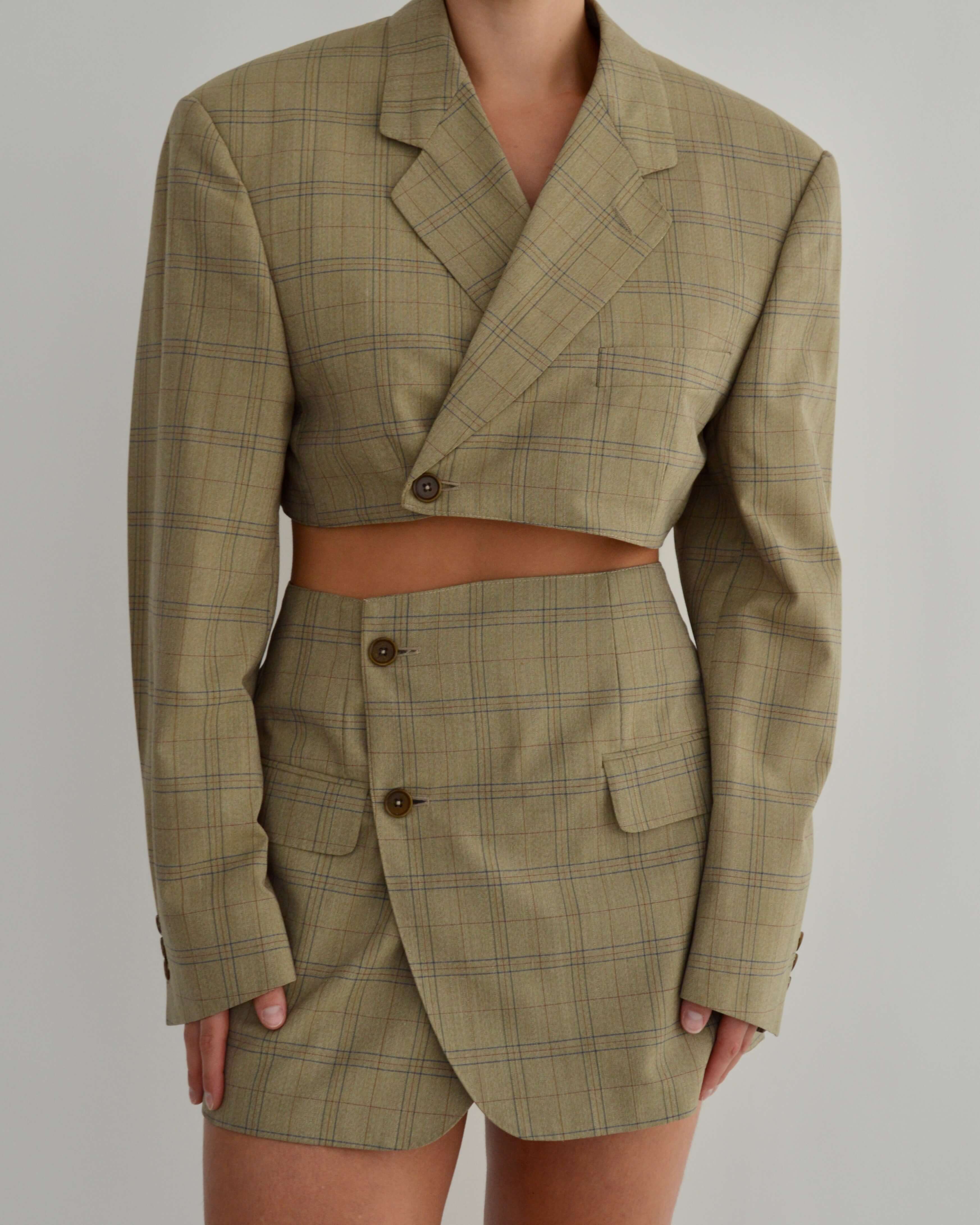 Blaset - Cuadros verdosos (talla S/M)