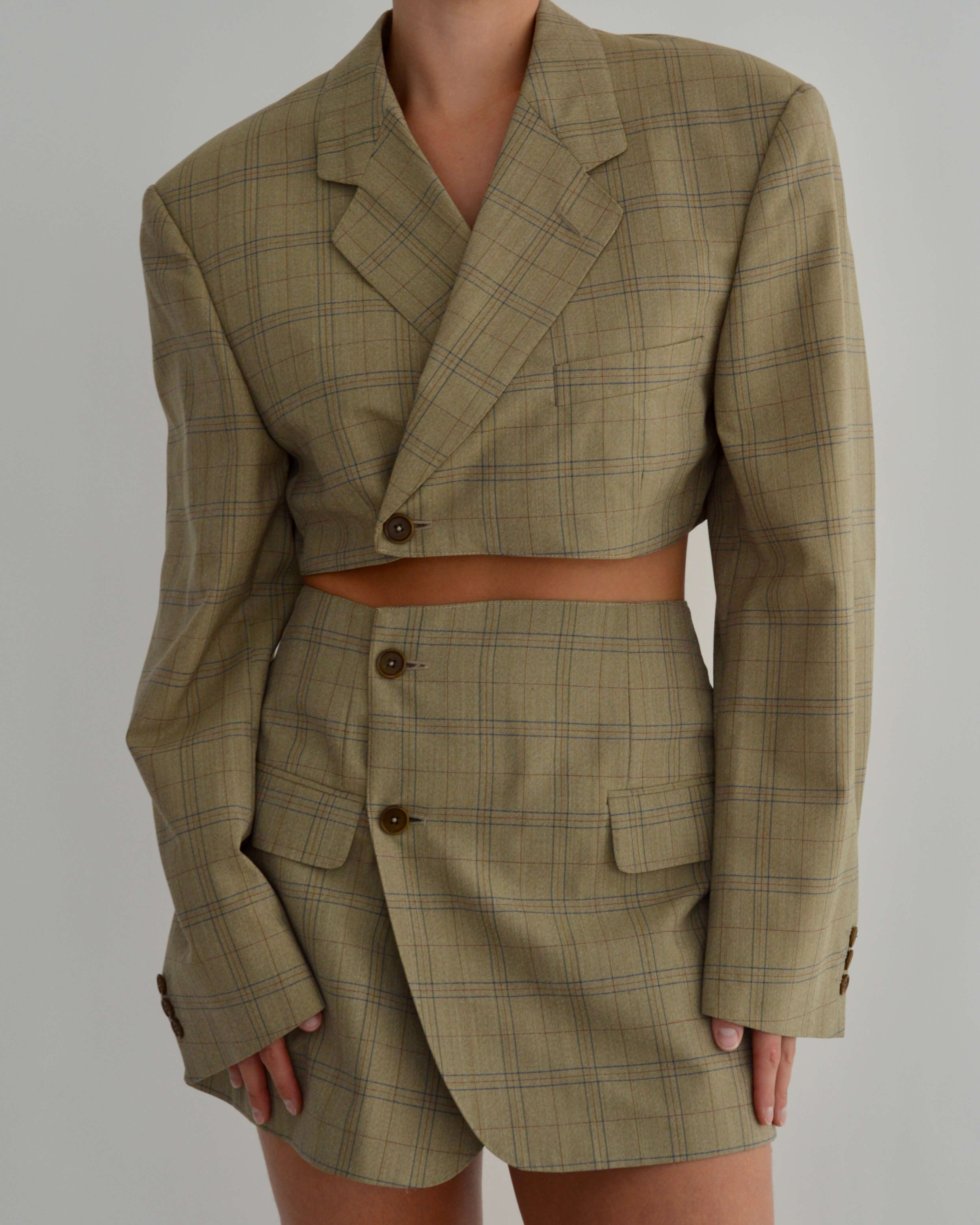 Blaset - Cuadros verdosos (talla S/M)