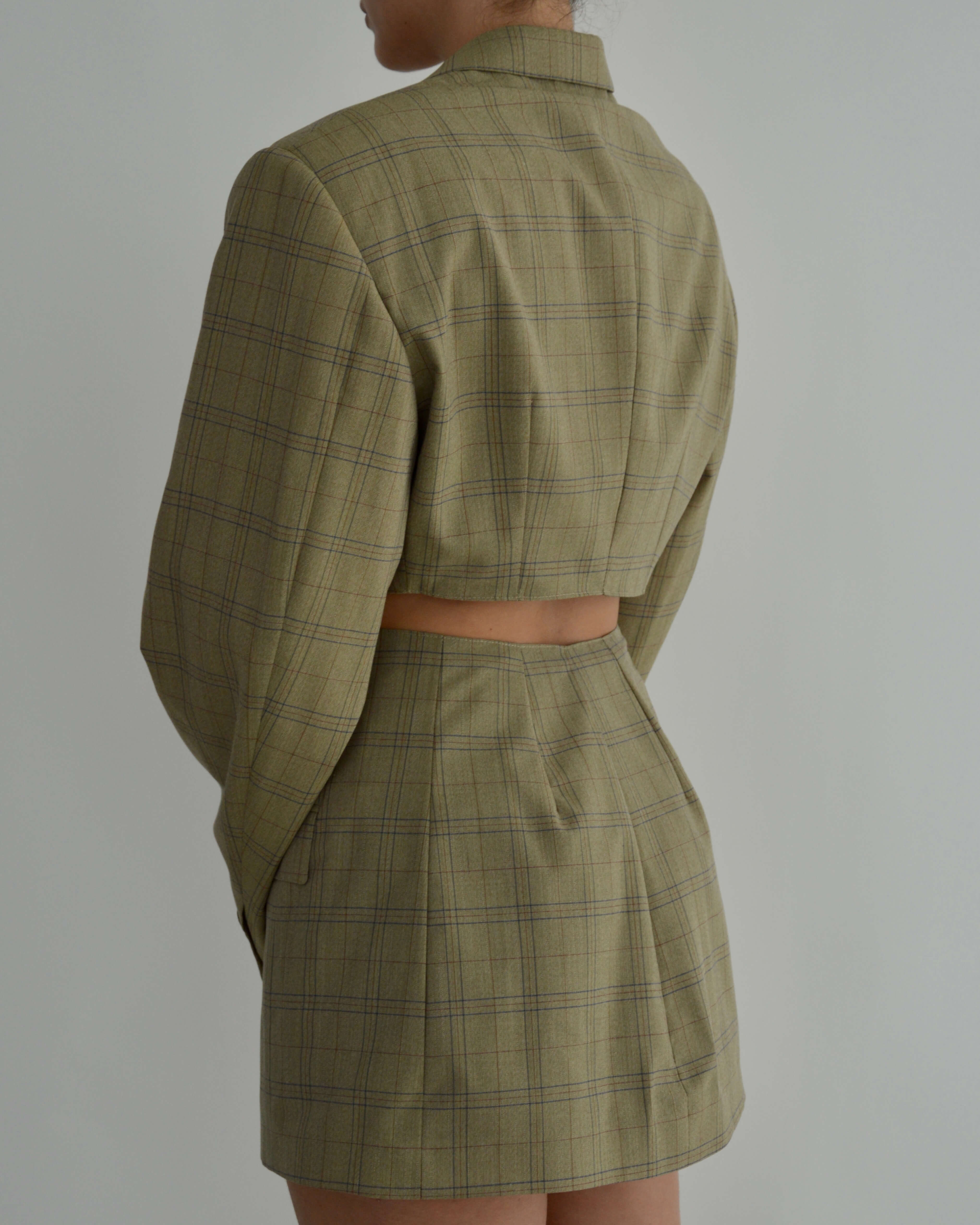 Blaset - Cuadros verdosos (talla S/M)