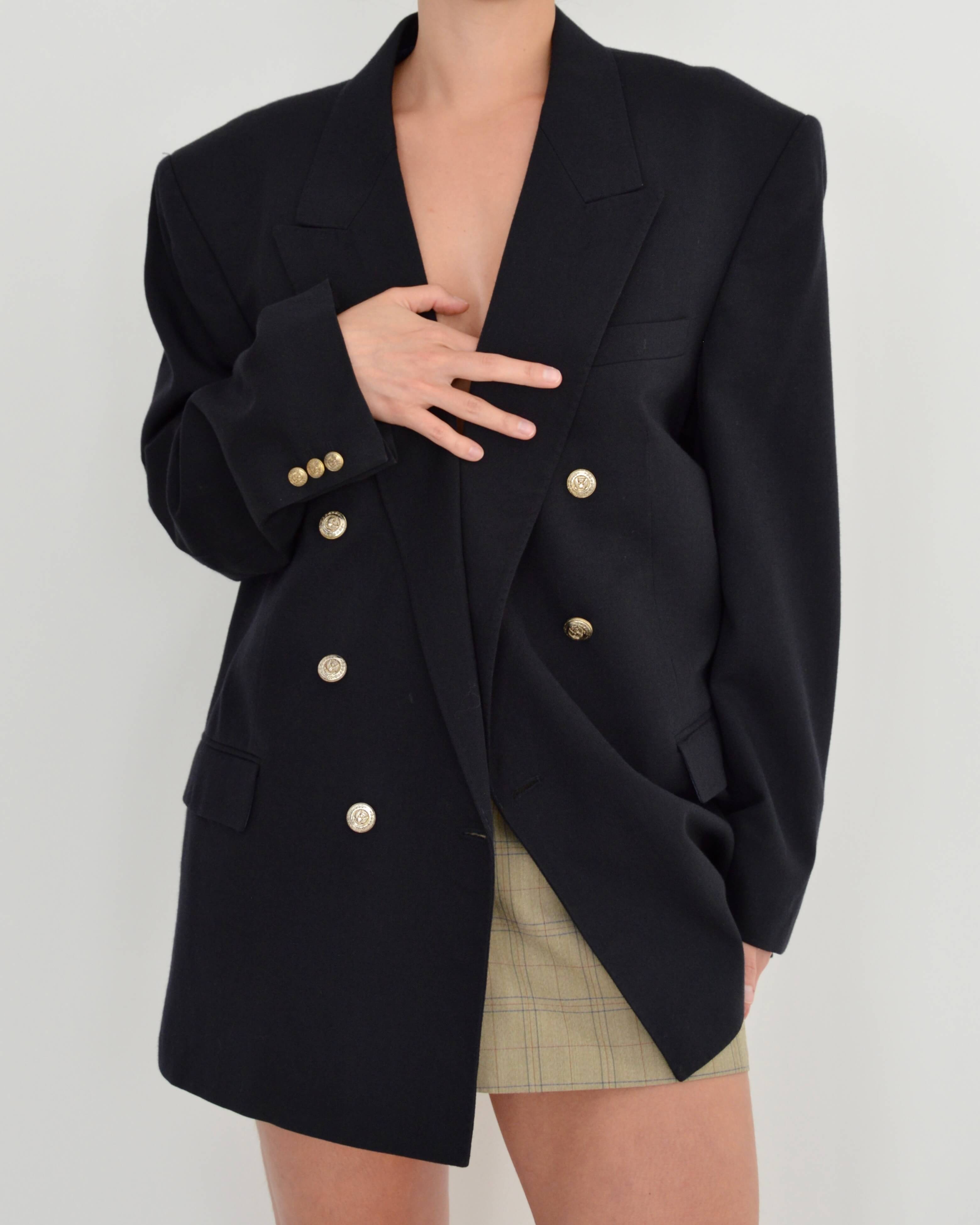 Jacket - double breasted golden buttons (M/XL)