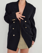 Jacket - double breasted golden buttons (M/XL)