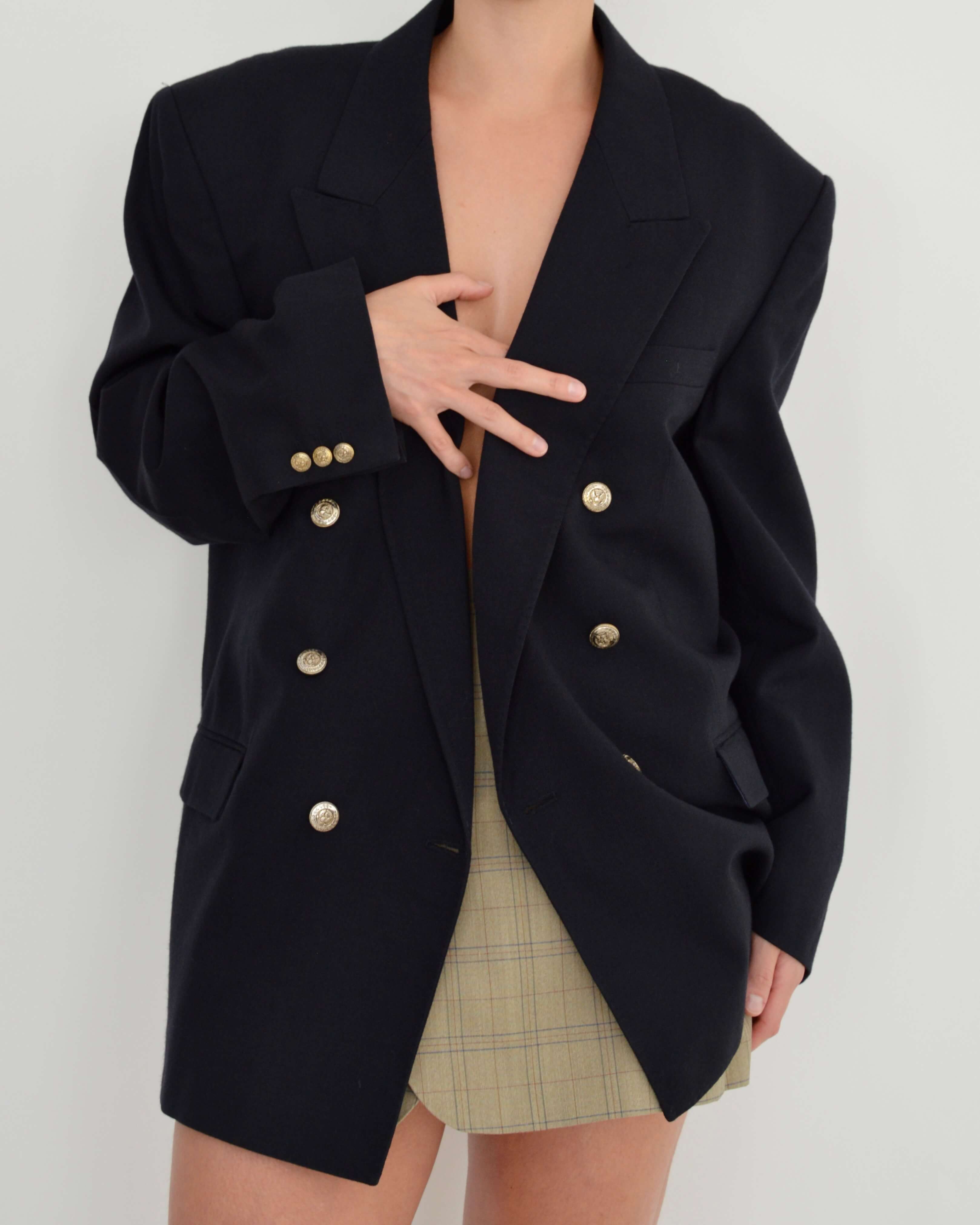 Jacket - double breasted golden buttons (M/XL)