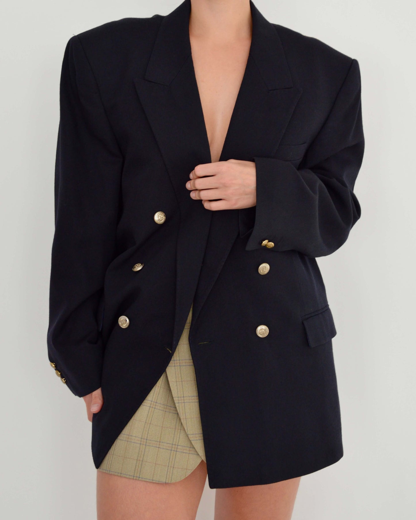 Jacket - double breasted golden buttons (M/XL)