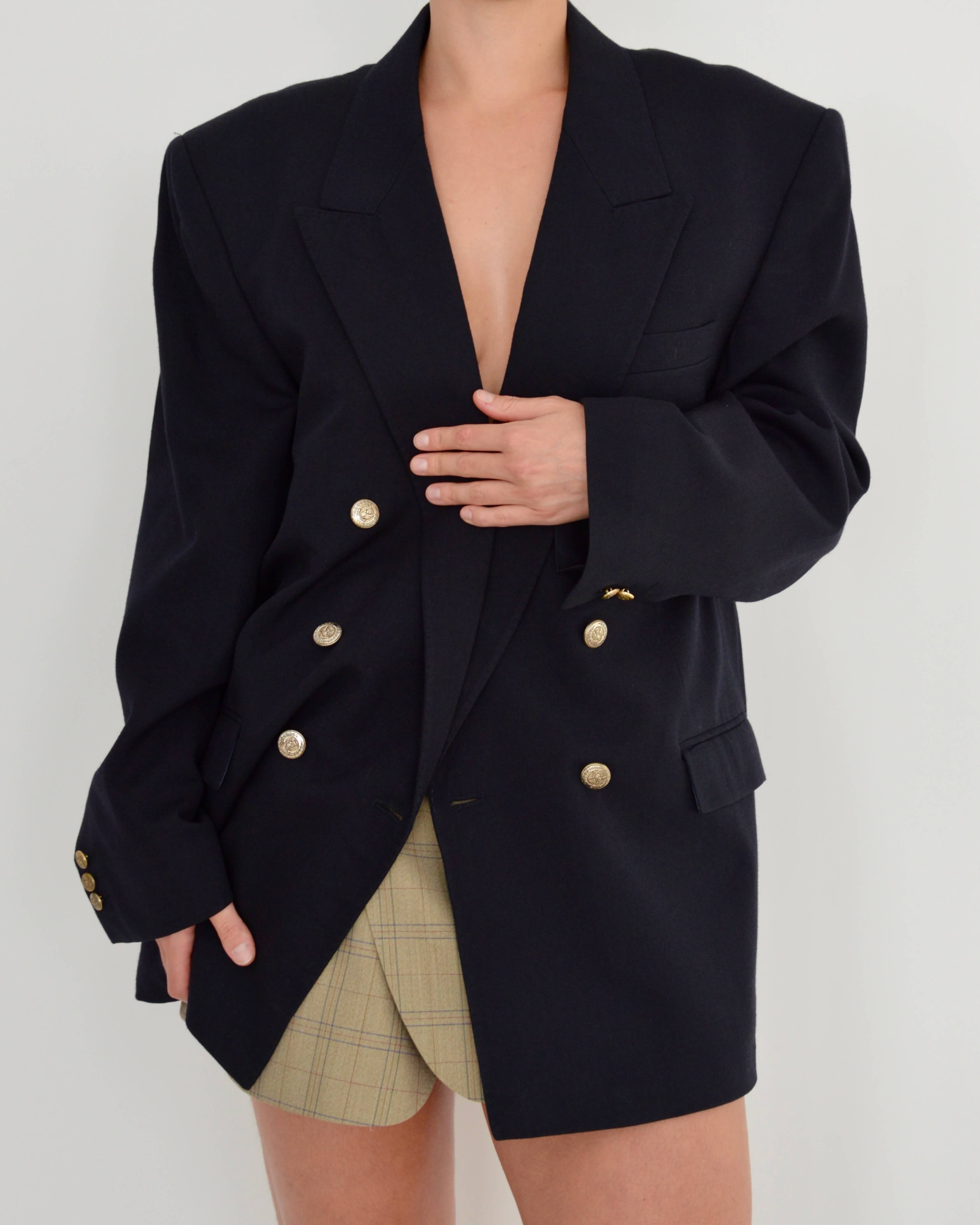 Jacket - double breasted golden buttons (M/XL)