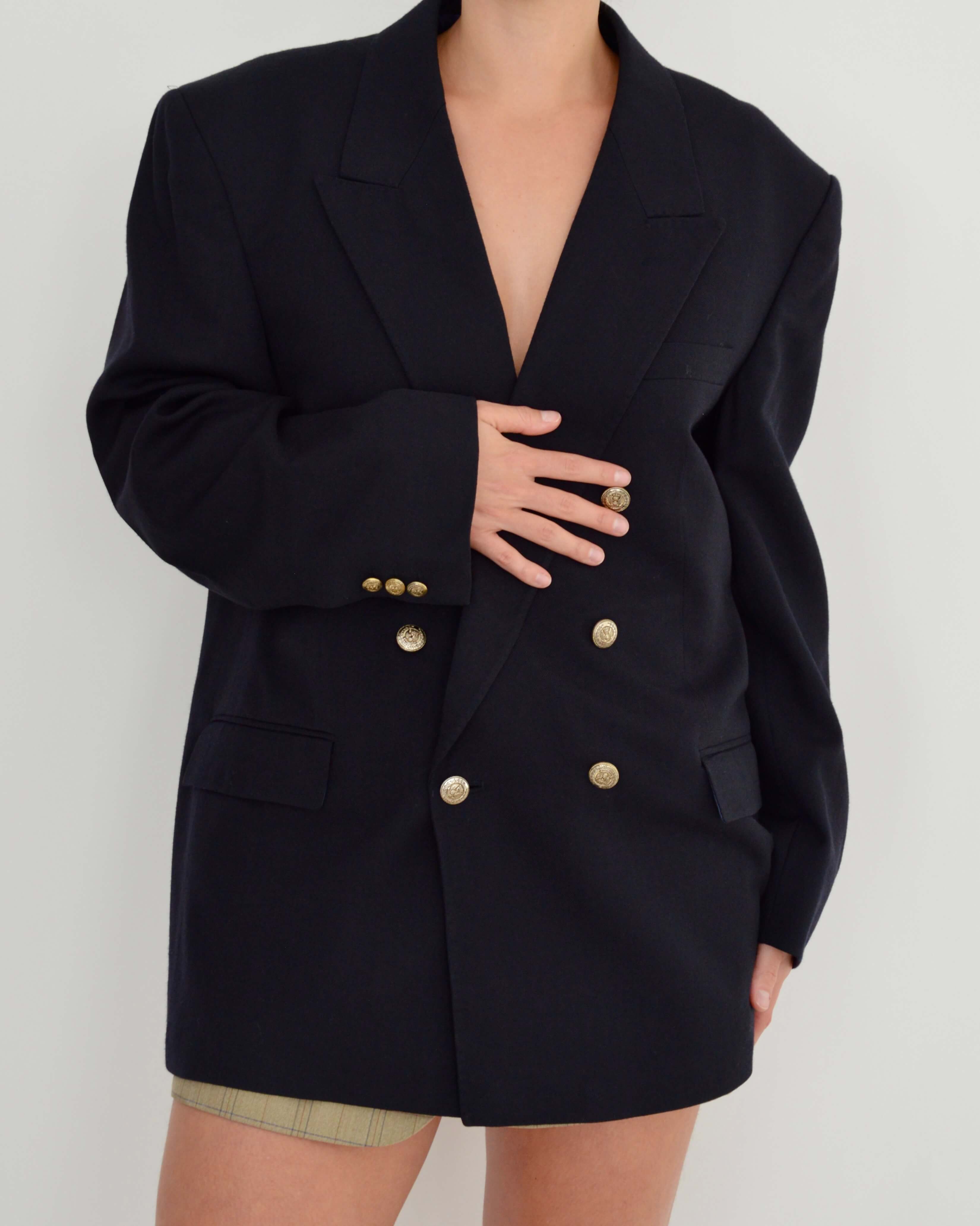 Jacket - double breasted golden buttons (M/XL)