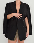 Classy Jacket - double breasted black (M/L)