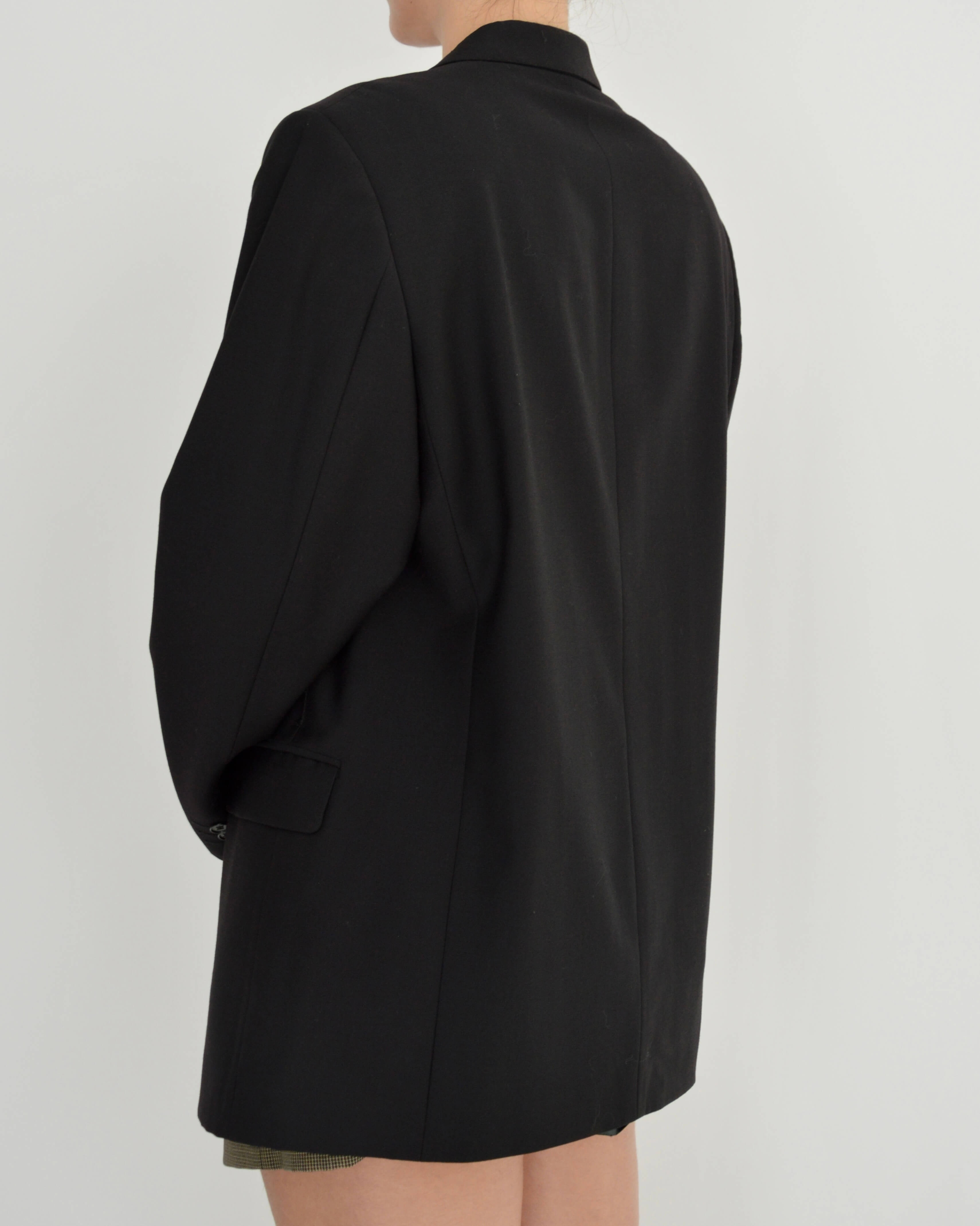 Classy Jacket - double breasted black (M/L)