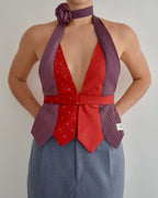 Tie Top & Flower Choker - nº 10 (S/M)