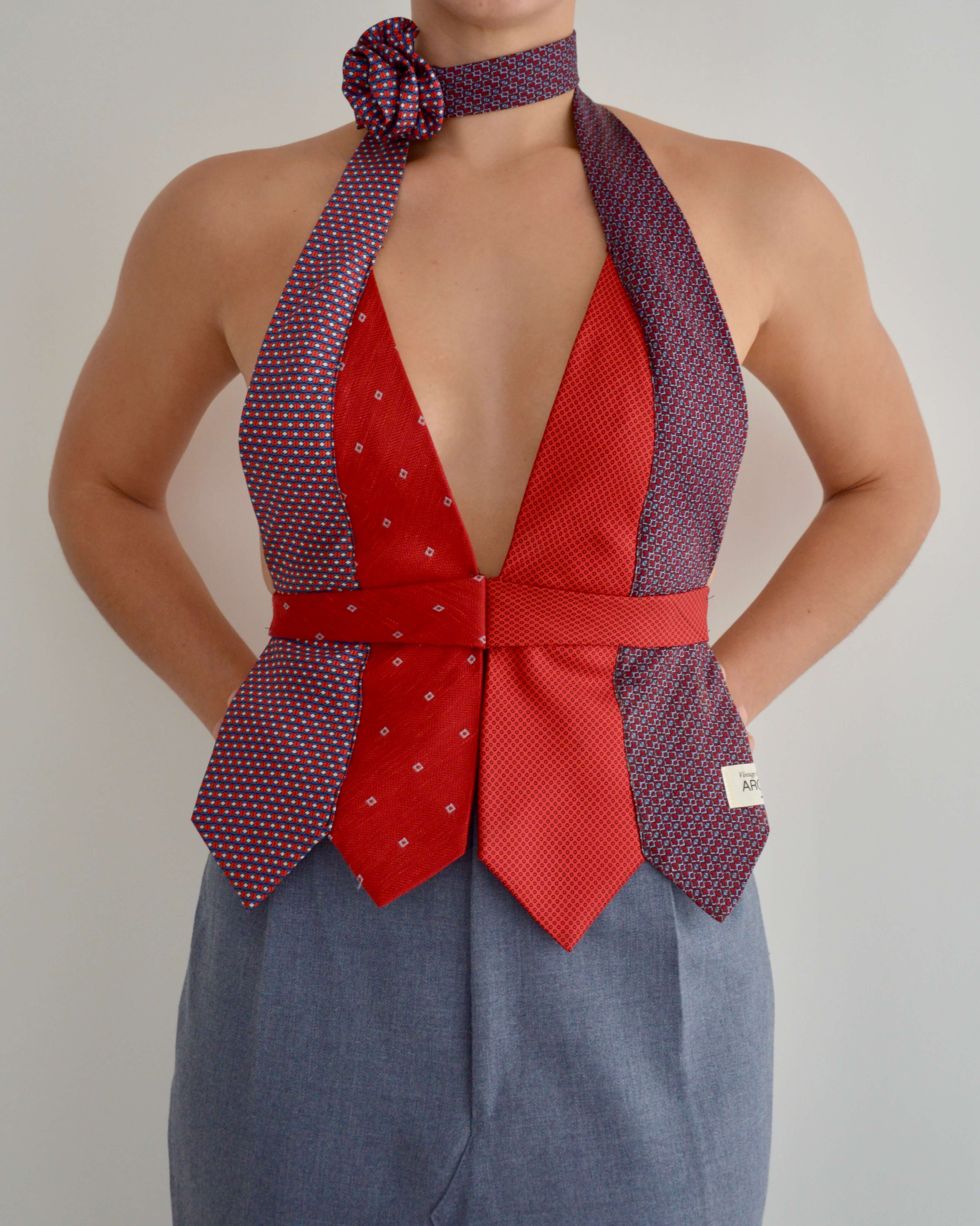 Tie Top & Flower Choker - nº 10 (S/M)