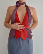 Tie Top & Flower Choker - nº 10 (S/M)