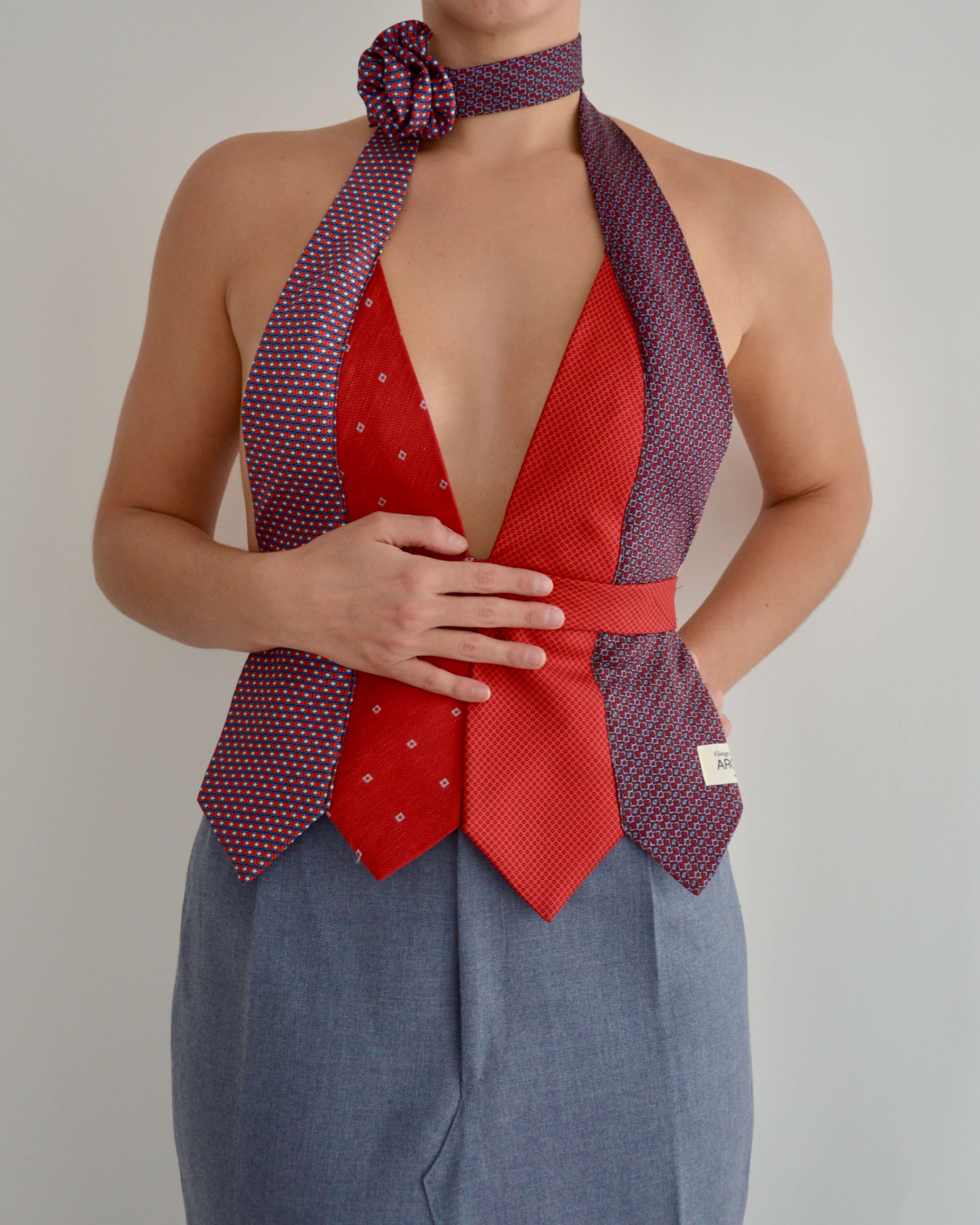 Tie Top & Flower Choker - nº 10 (S/M)