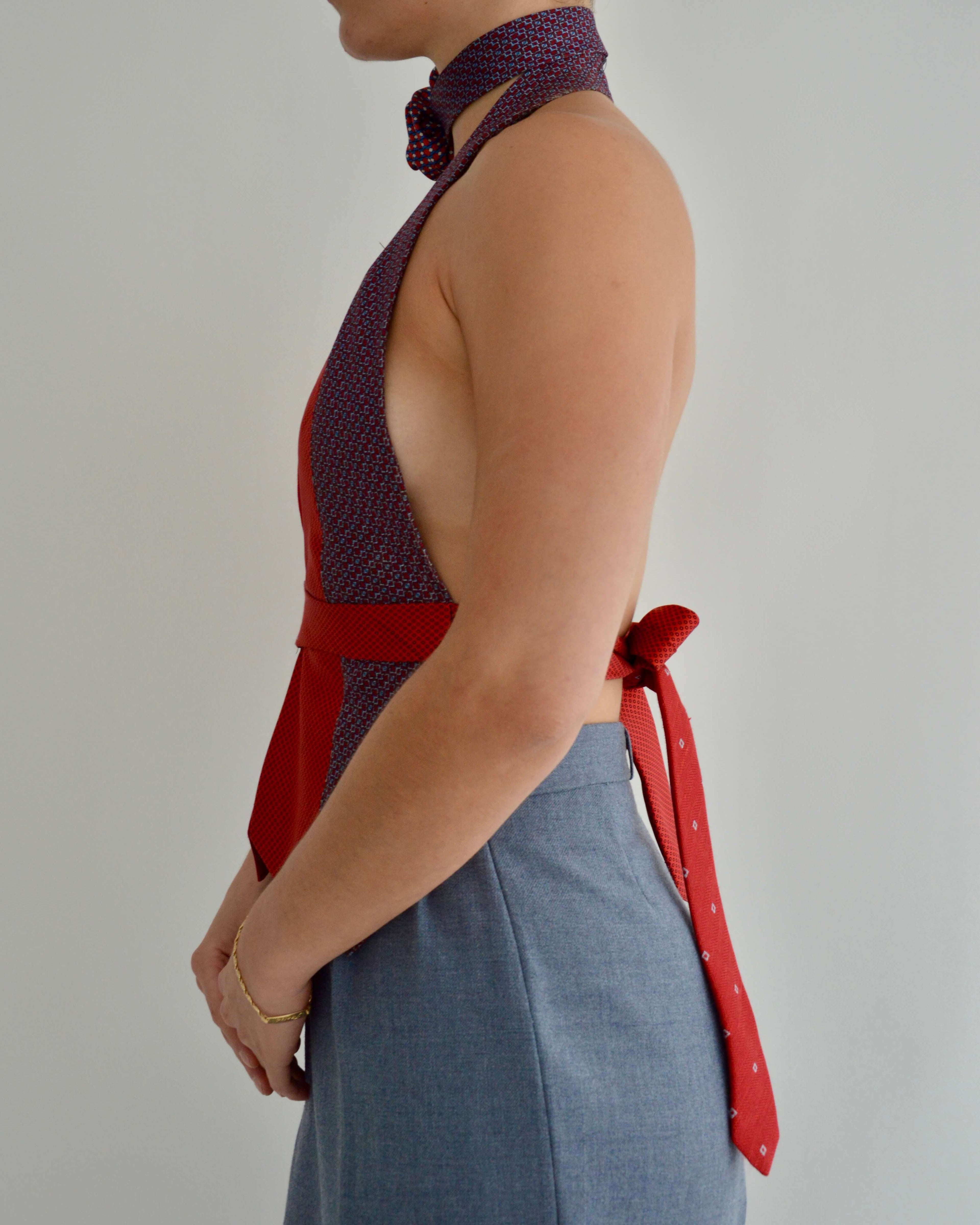 Tie Top & Flower Choker - nº 10 (S/M)