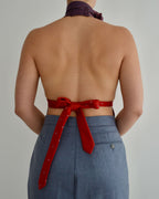 Tie Top & Flower Choker - nº 10 (S/M)