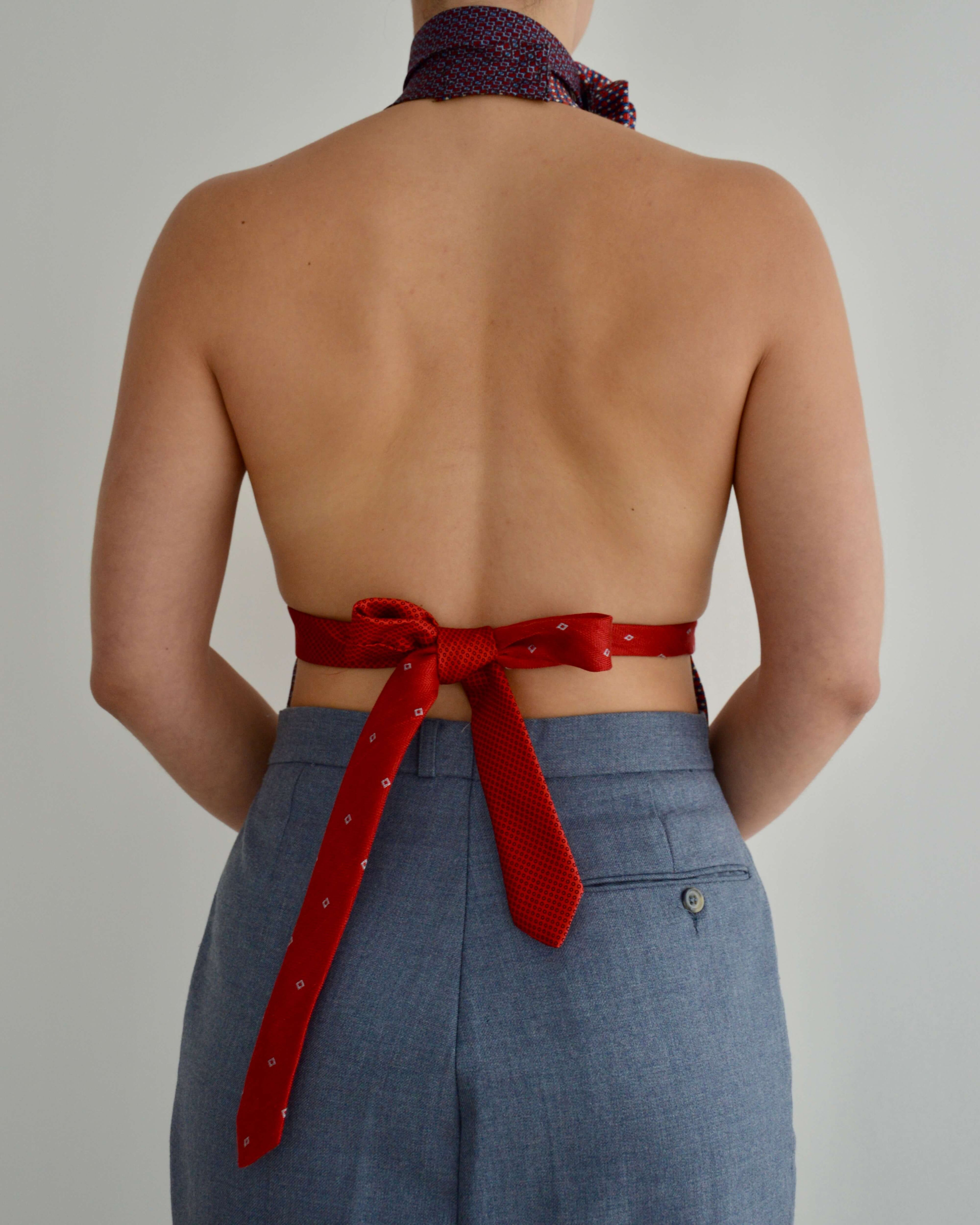 Tie Top & Flower Choker - nº 10 (S/M)