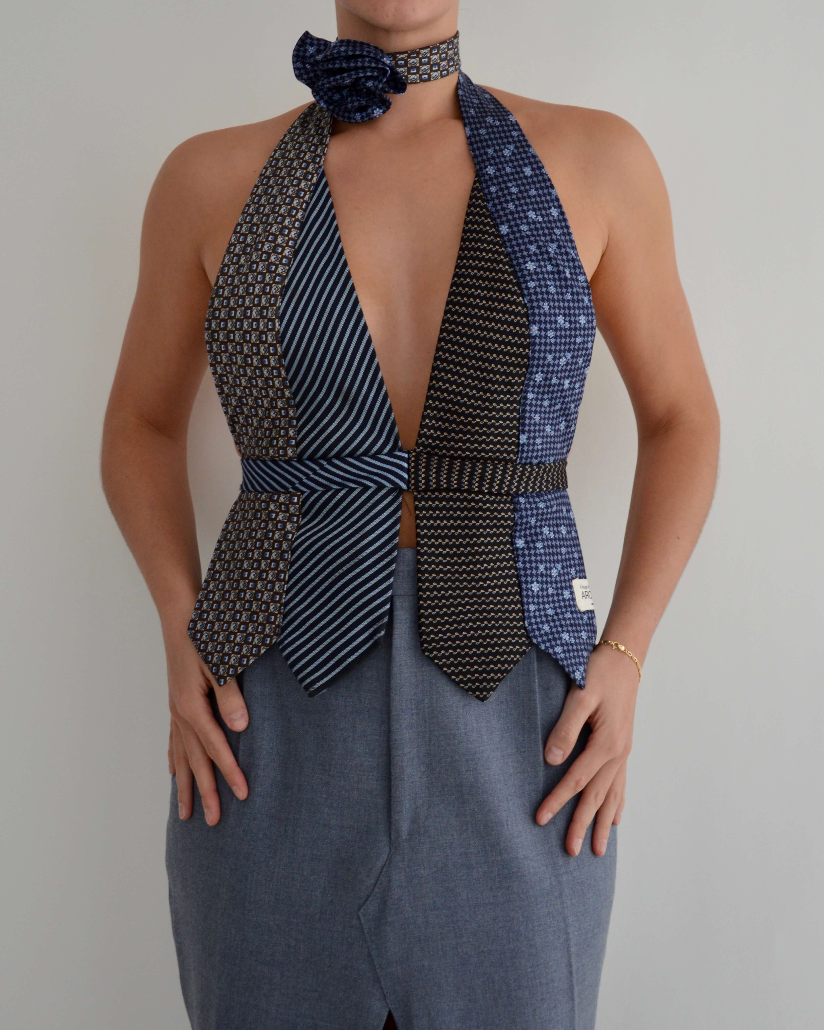 Tie Top & Flower Choker - nº 11 (S/M)