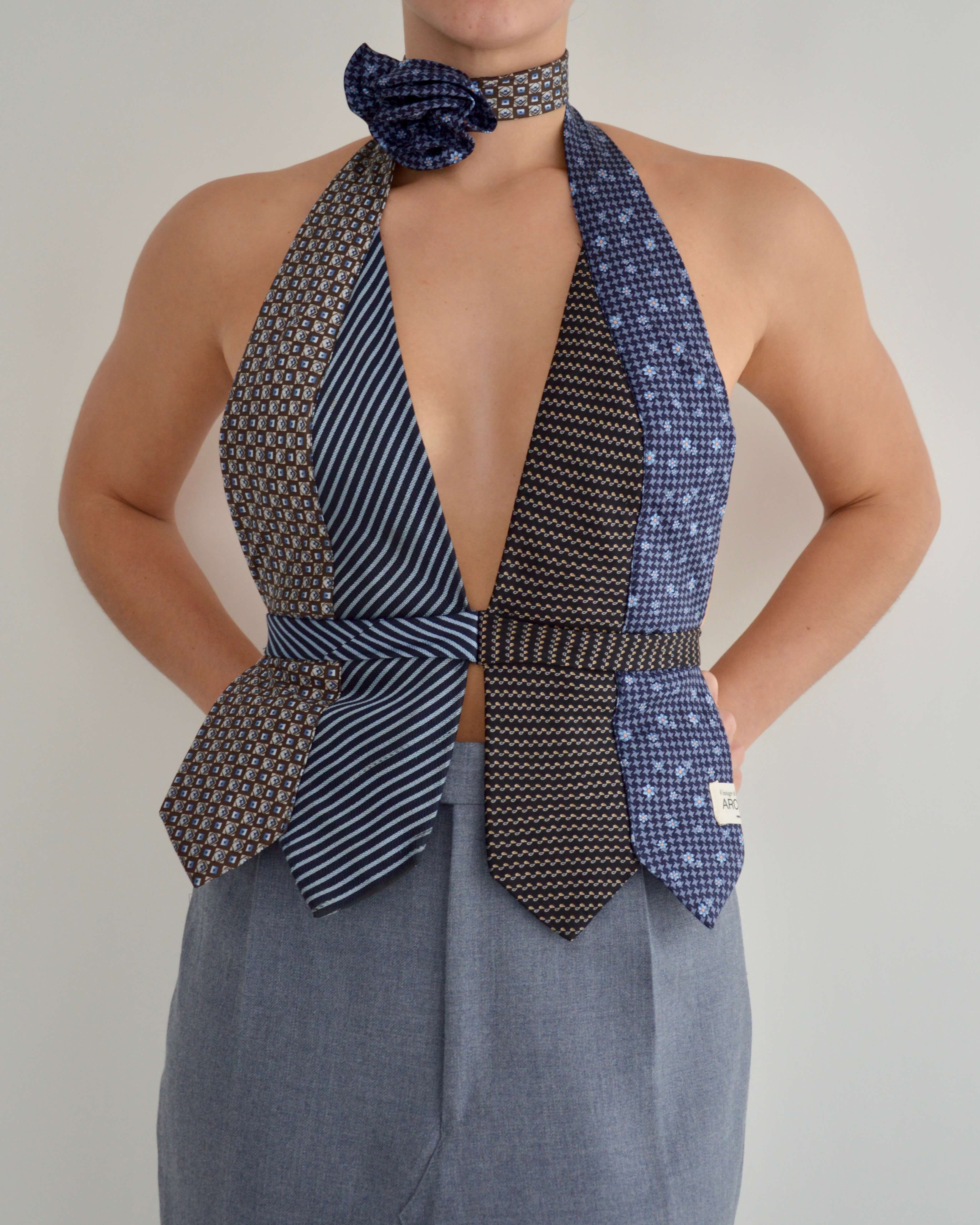 Tie Top & Flower Choker - nº 11 (S/M)