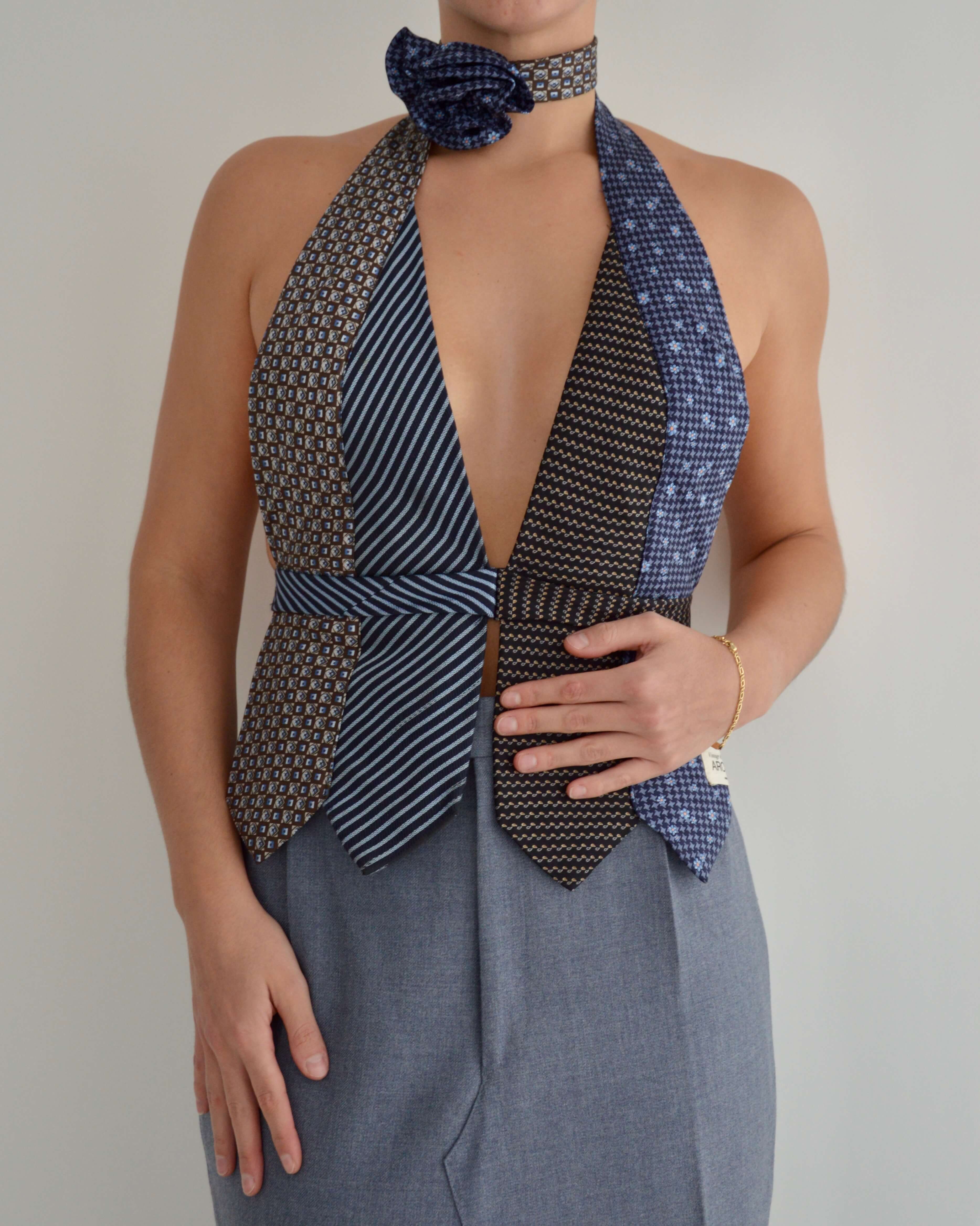 Tie Top & Flower Choker - nº 11 (S/M)