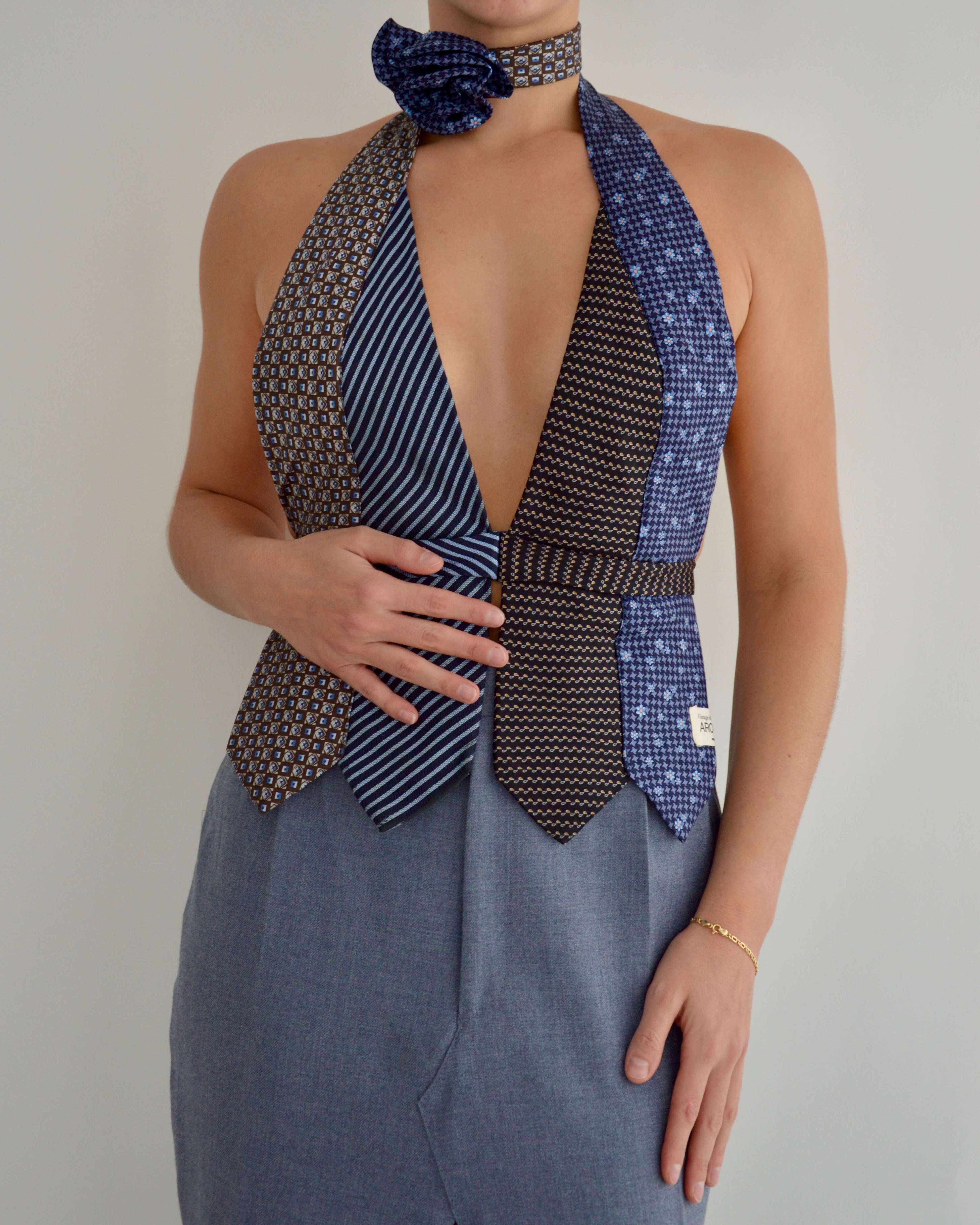 Tie Top & Flower Choker - nº 11 (S/M)