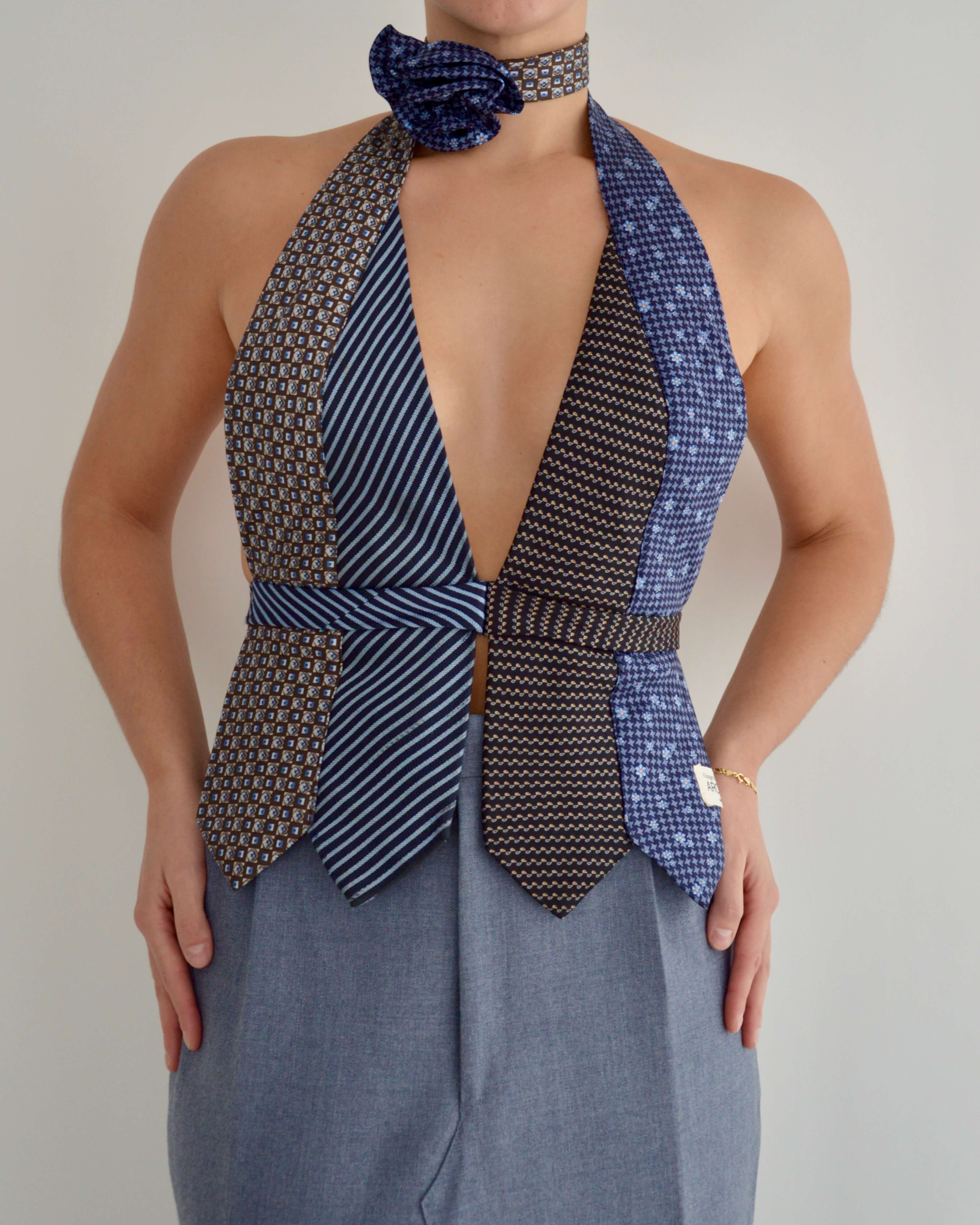 Tie Top & Flower Choker - nº 11 (S/M)