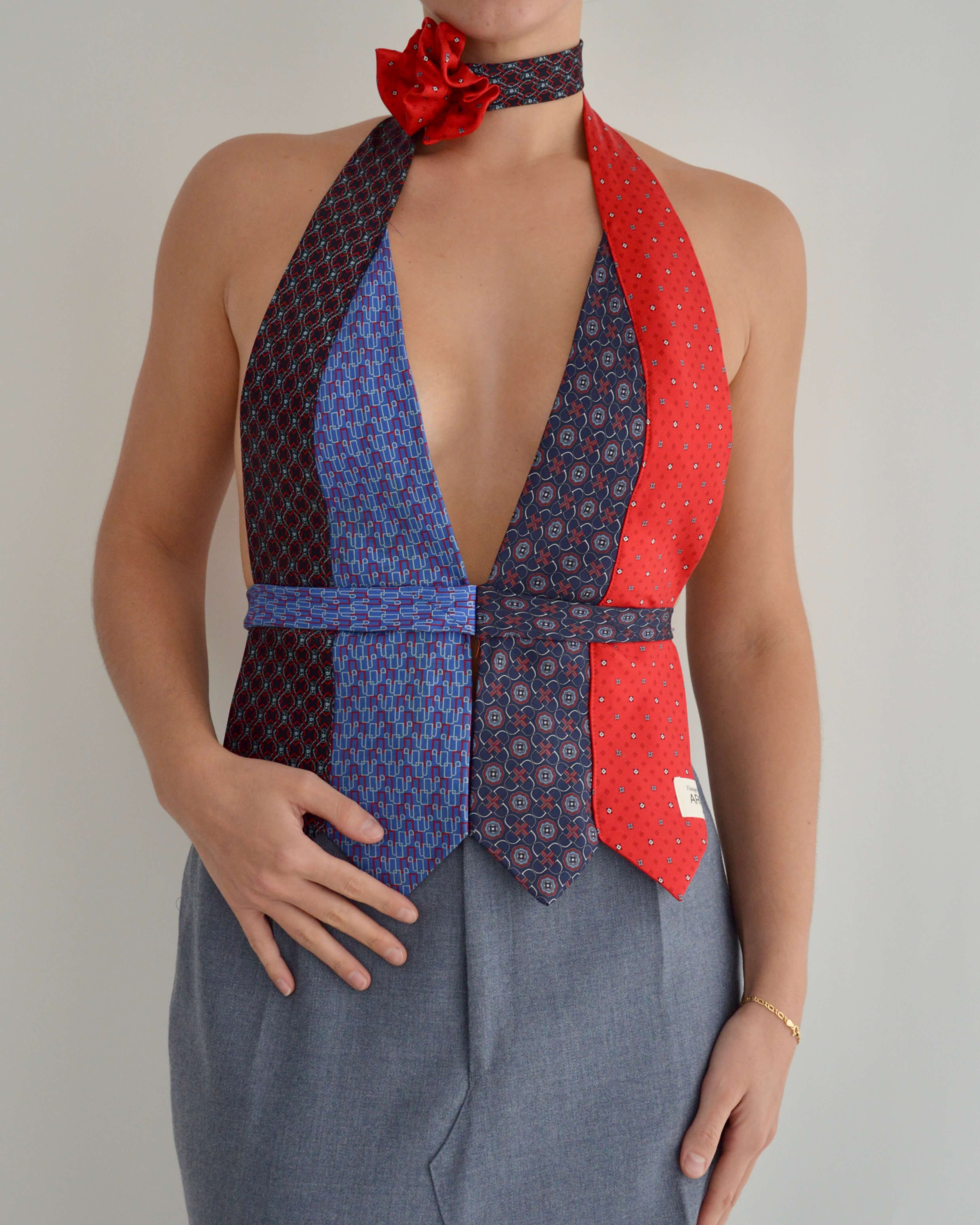 Tie Top & Flower Choker - nº 12 (S/M)