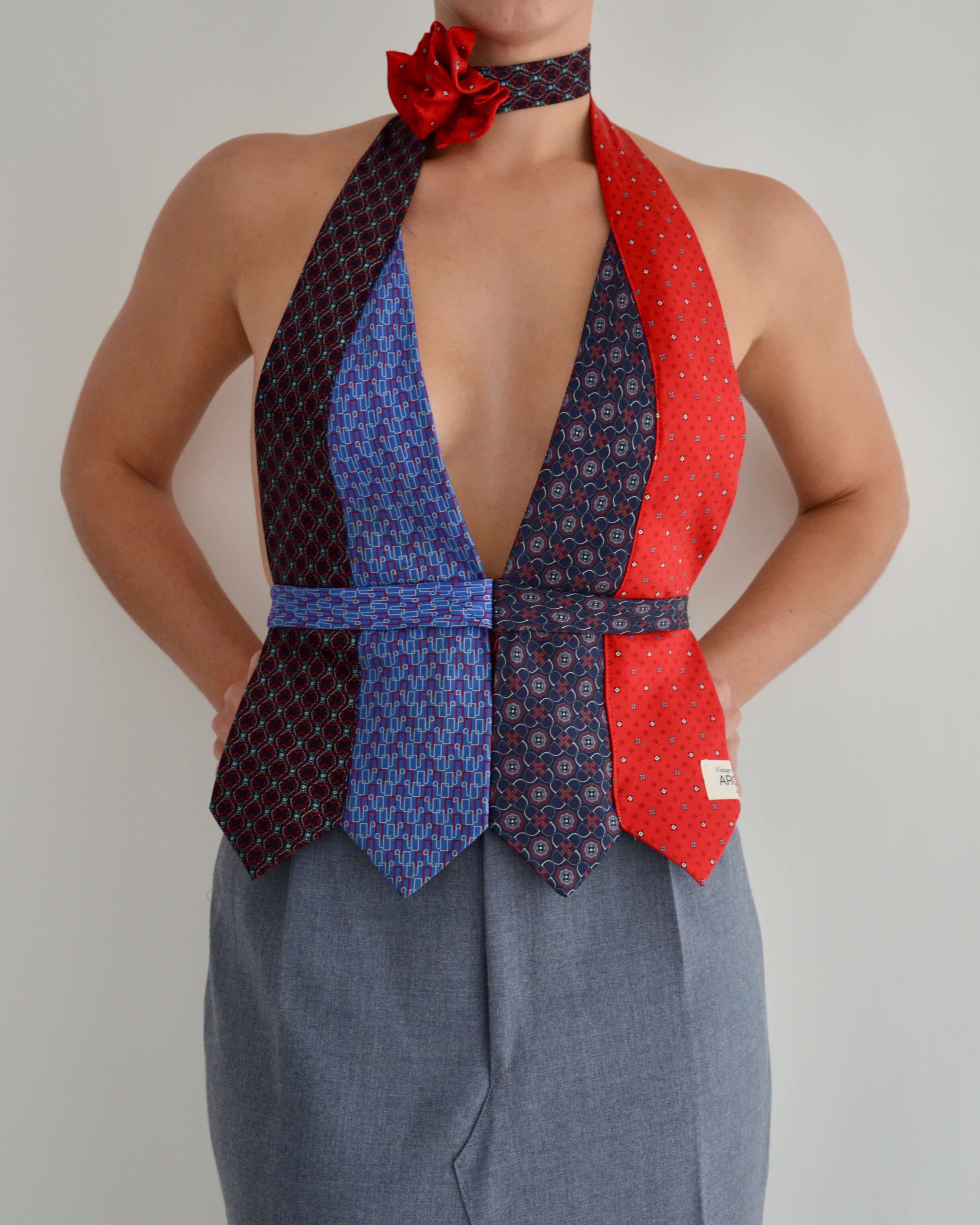 Tie Top & Flower Choker - nº 12 (S/M)