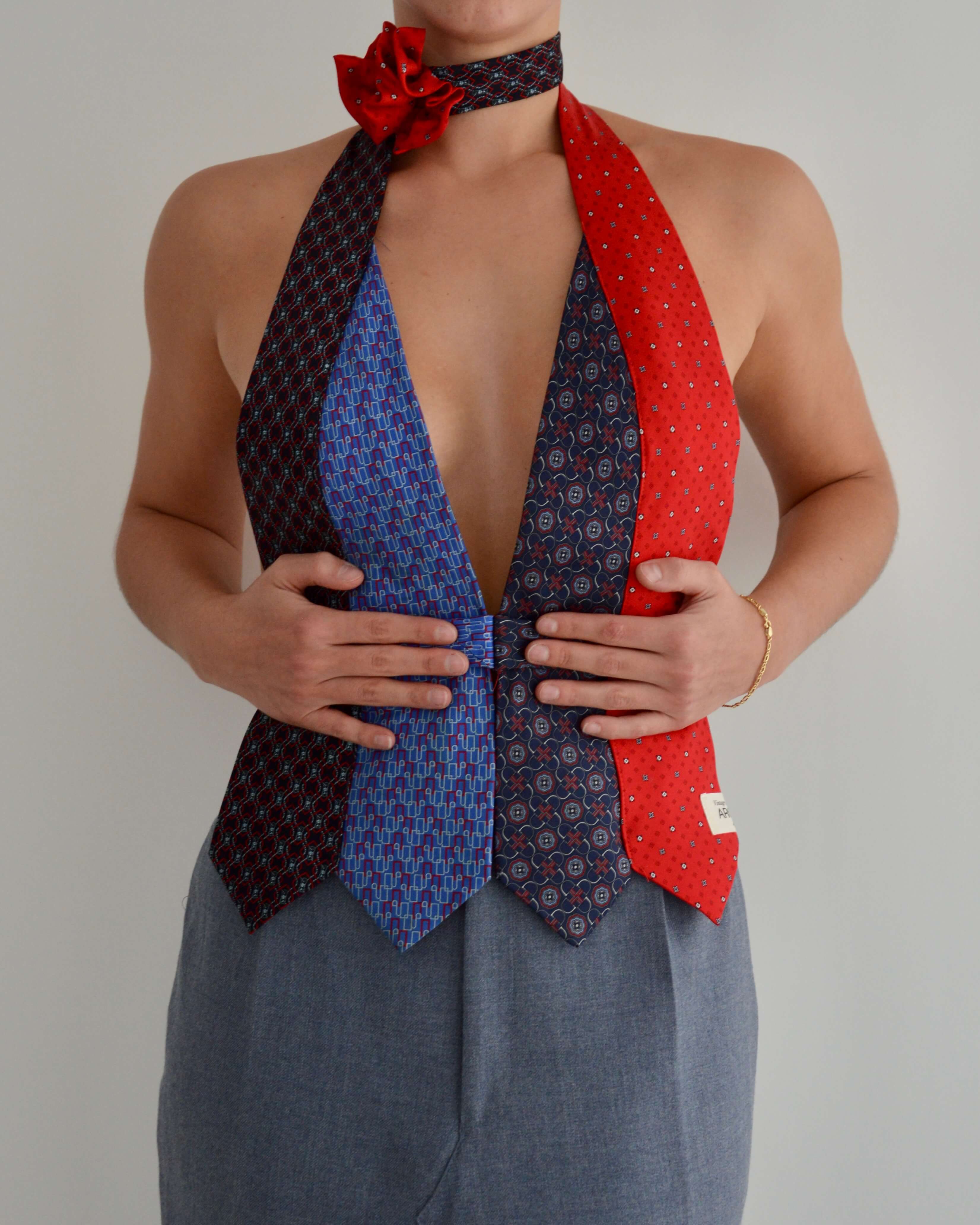 Tie Top & Flower Choker - nº 12 (S/M)