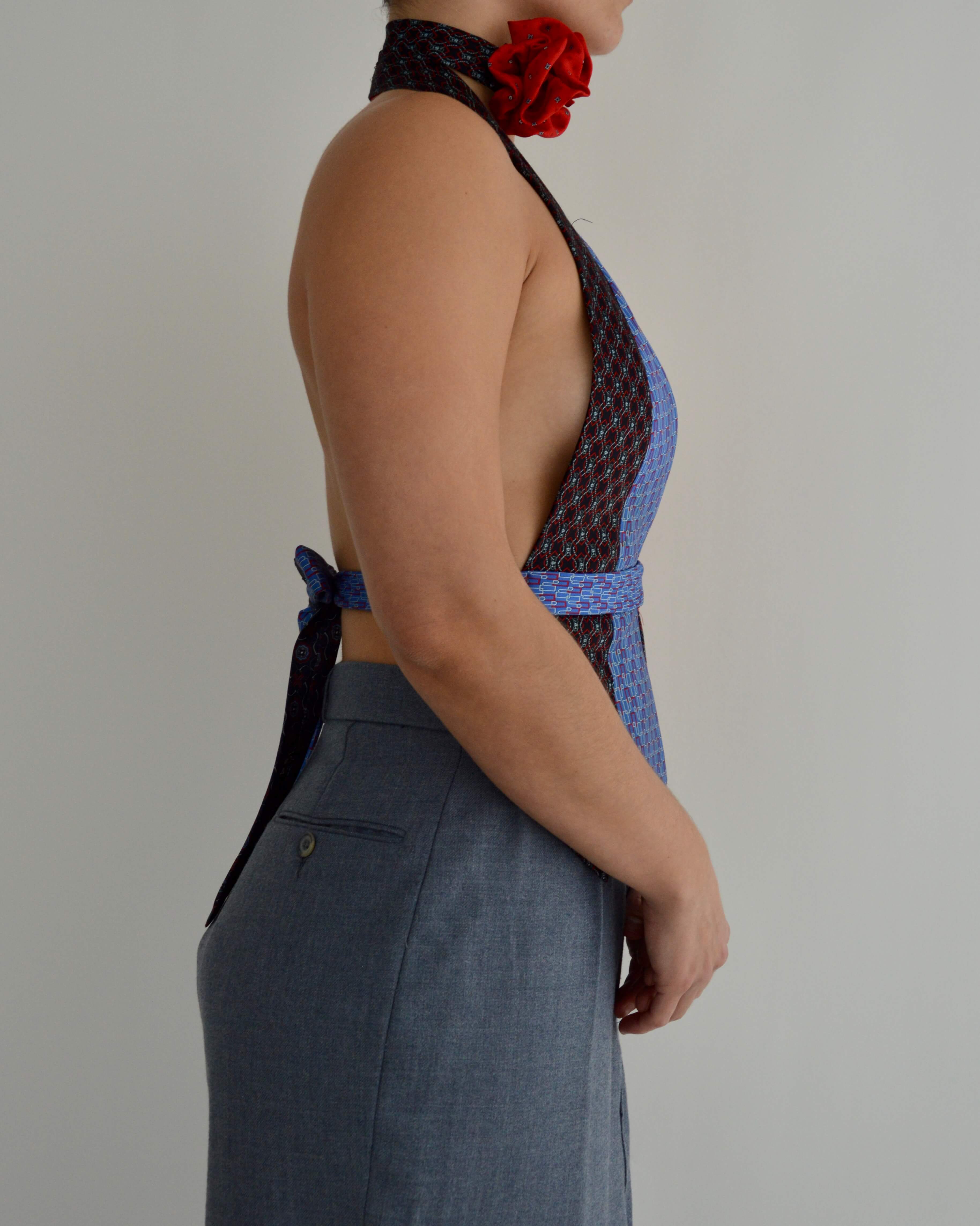 Tie Top & Flower Choker - nº 12 (S/M)