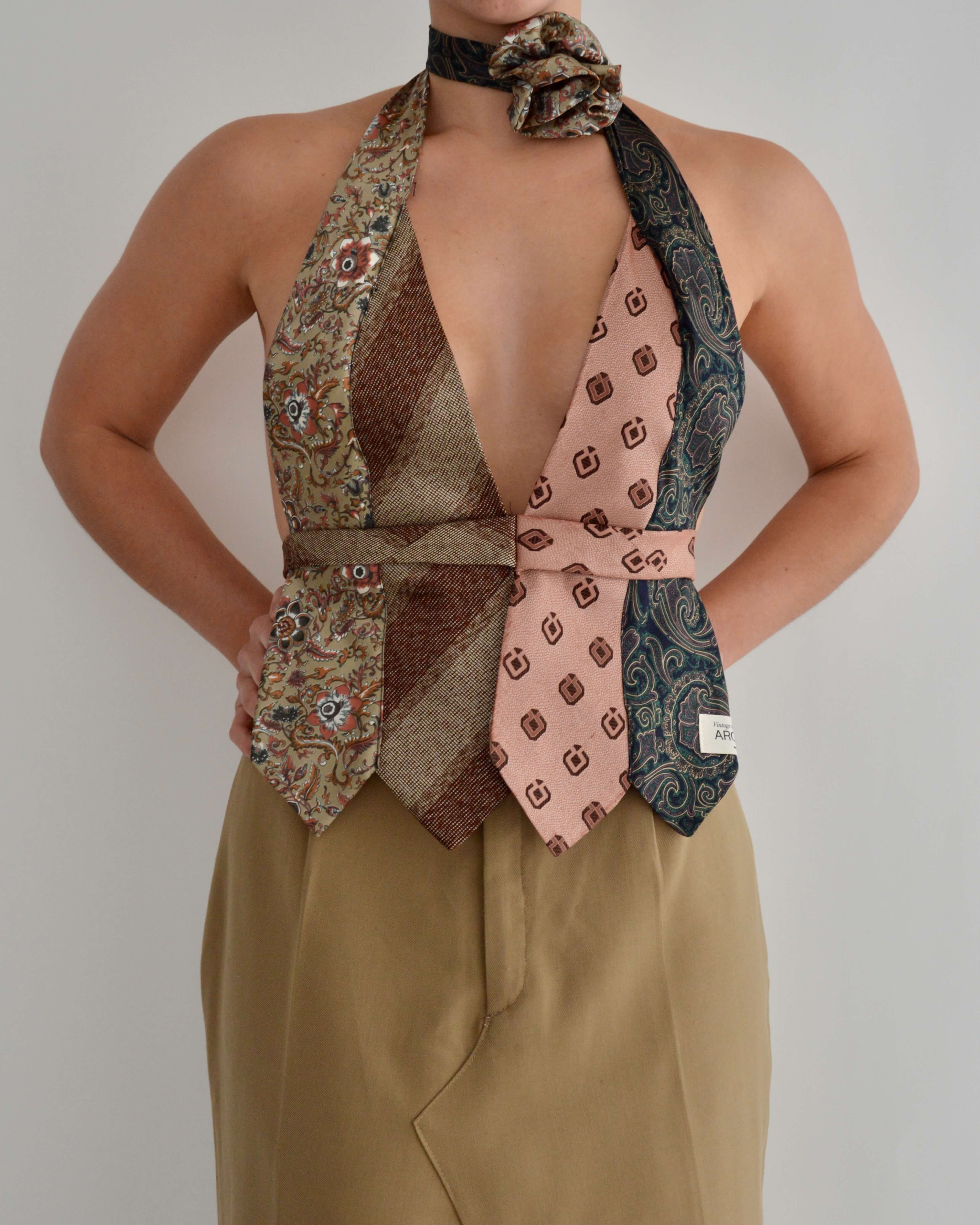 Tie Top & Flower Choker - nº 14 (S/M)